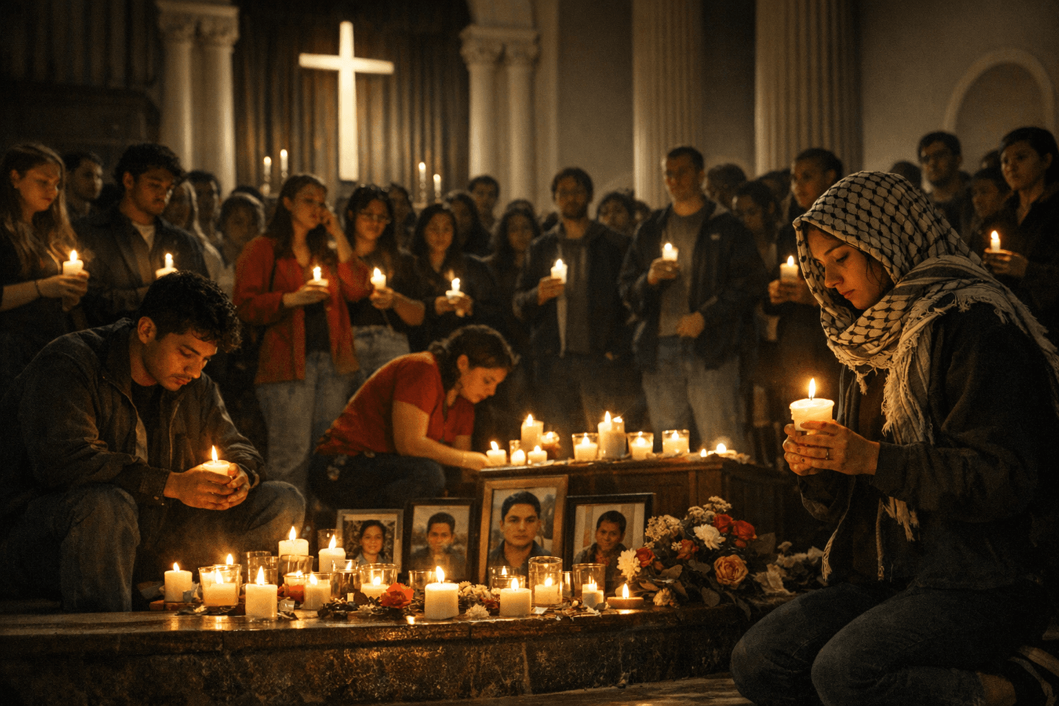 UMD YDSA Holds Vigil at Memorial Chapel for People Killed by ICE
