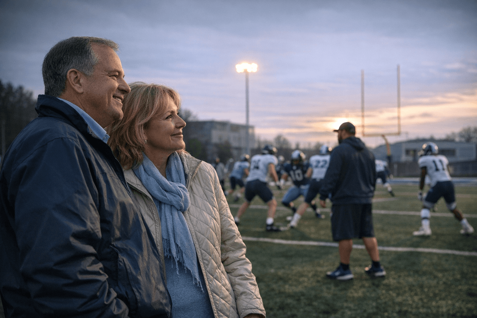 Mark and Sue Cruise Endow $2M at URI, Rename Football Practice Field