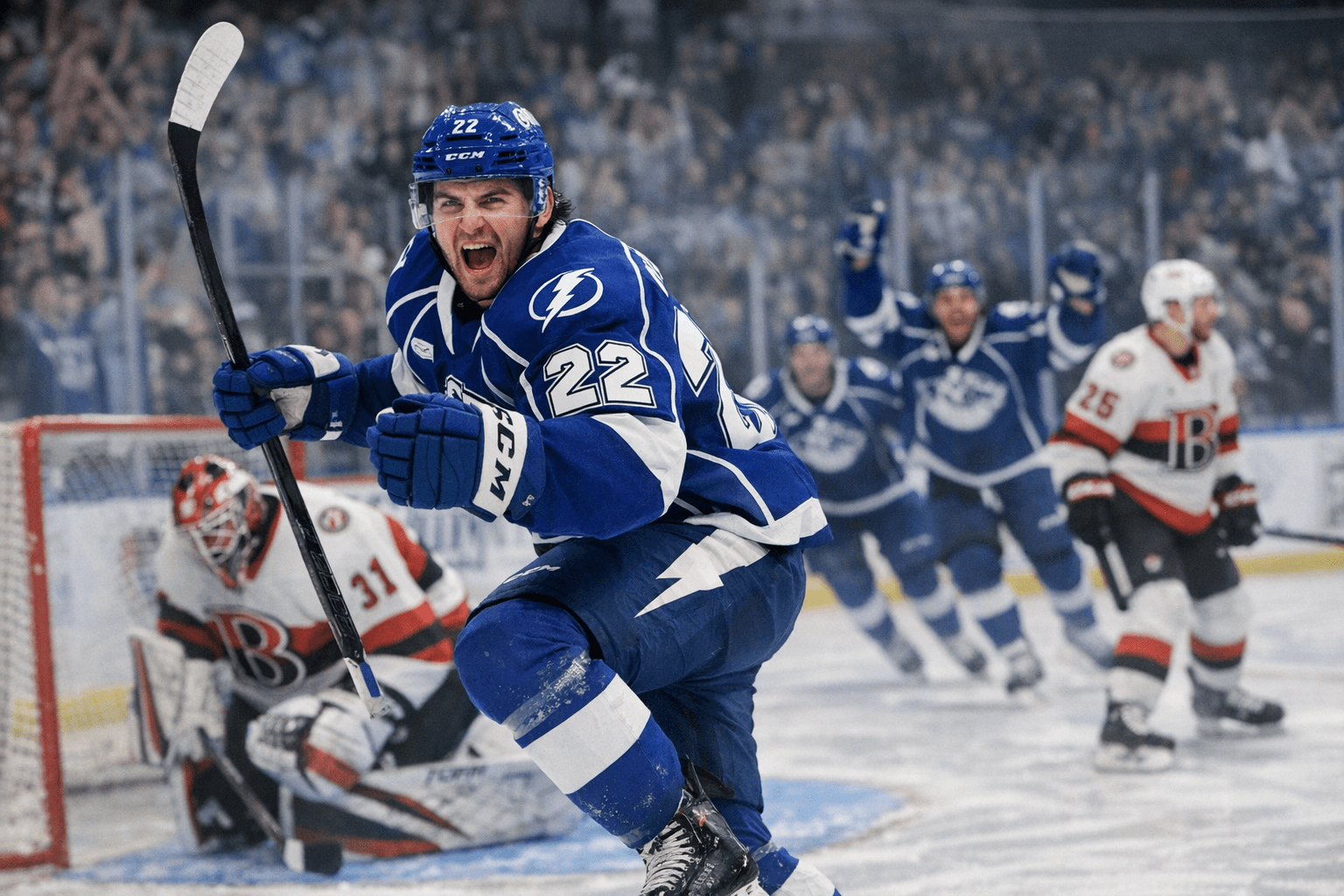 Mitchell Chaffee's Two Goals Power Syracuse Crunch to 5-2 Sweep