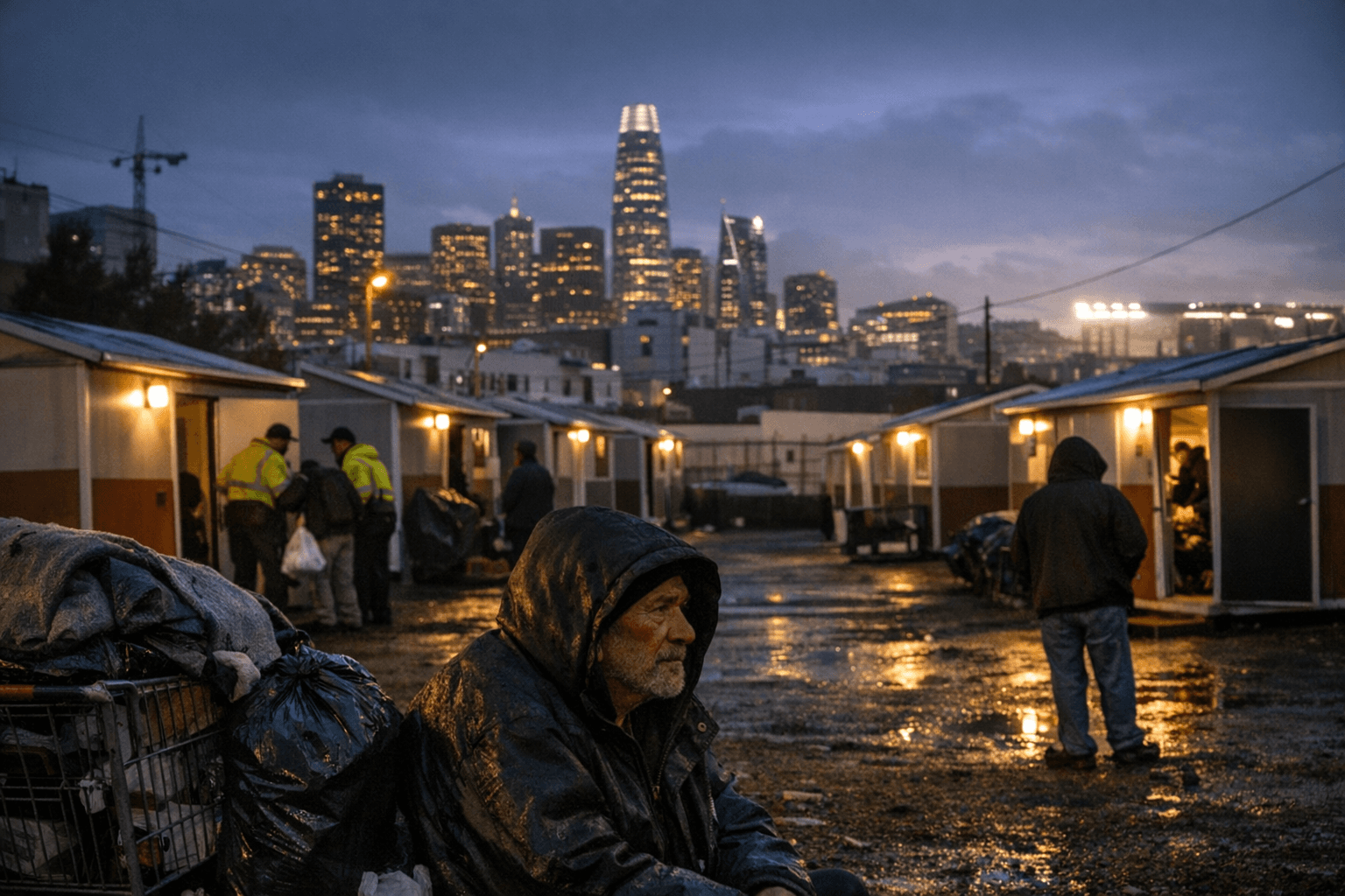 San Francisco Opens Mission Cabins for Super Bowl Week, Advocates Decry Displacement