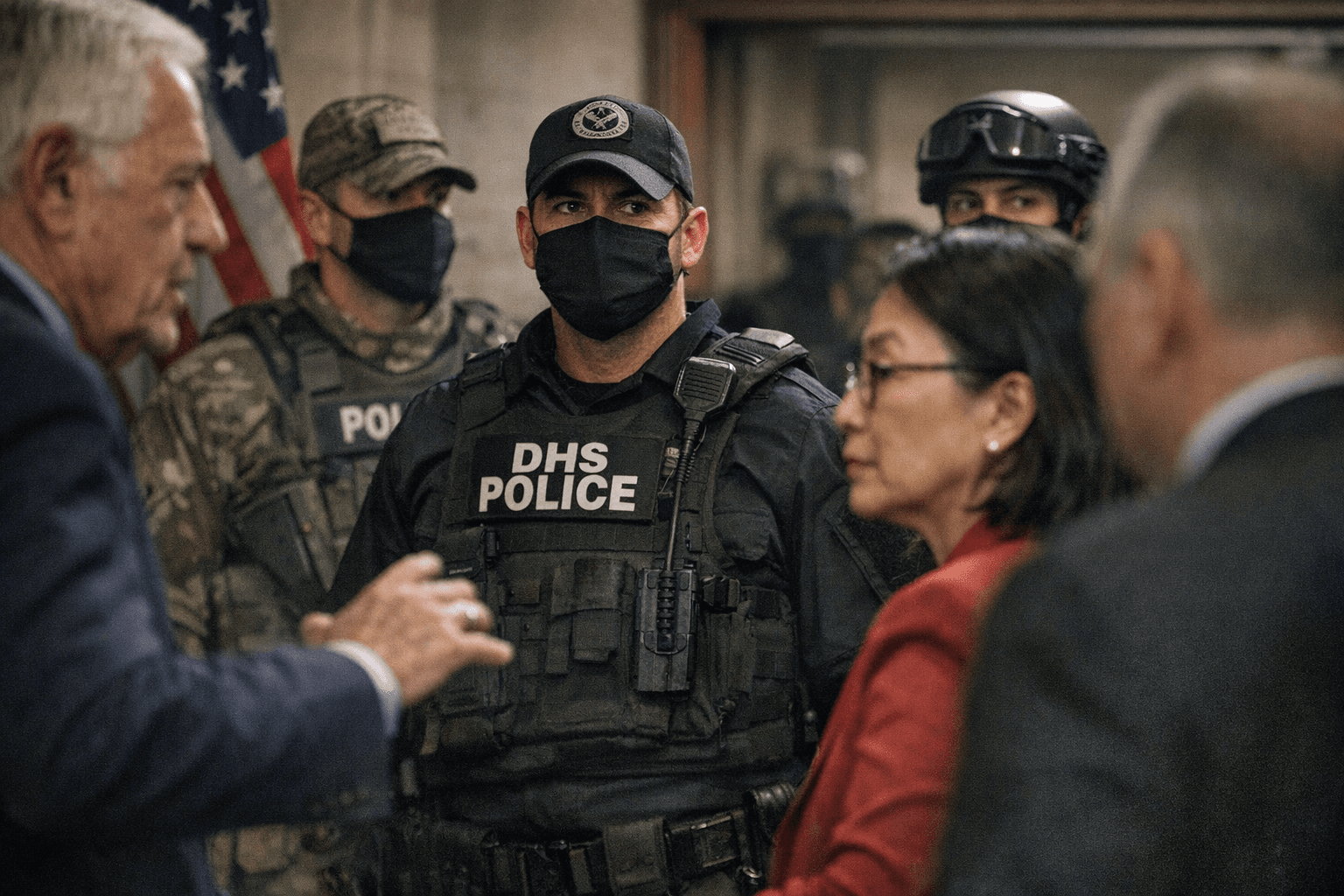 Mask debate becomes central obstacle in DHS funding showdown