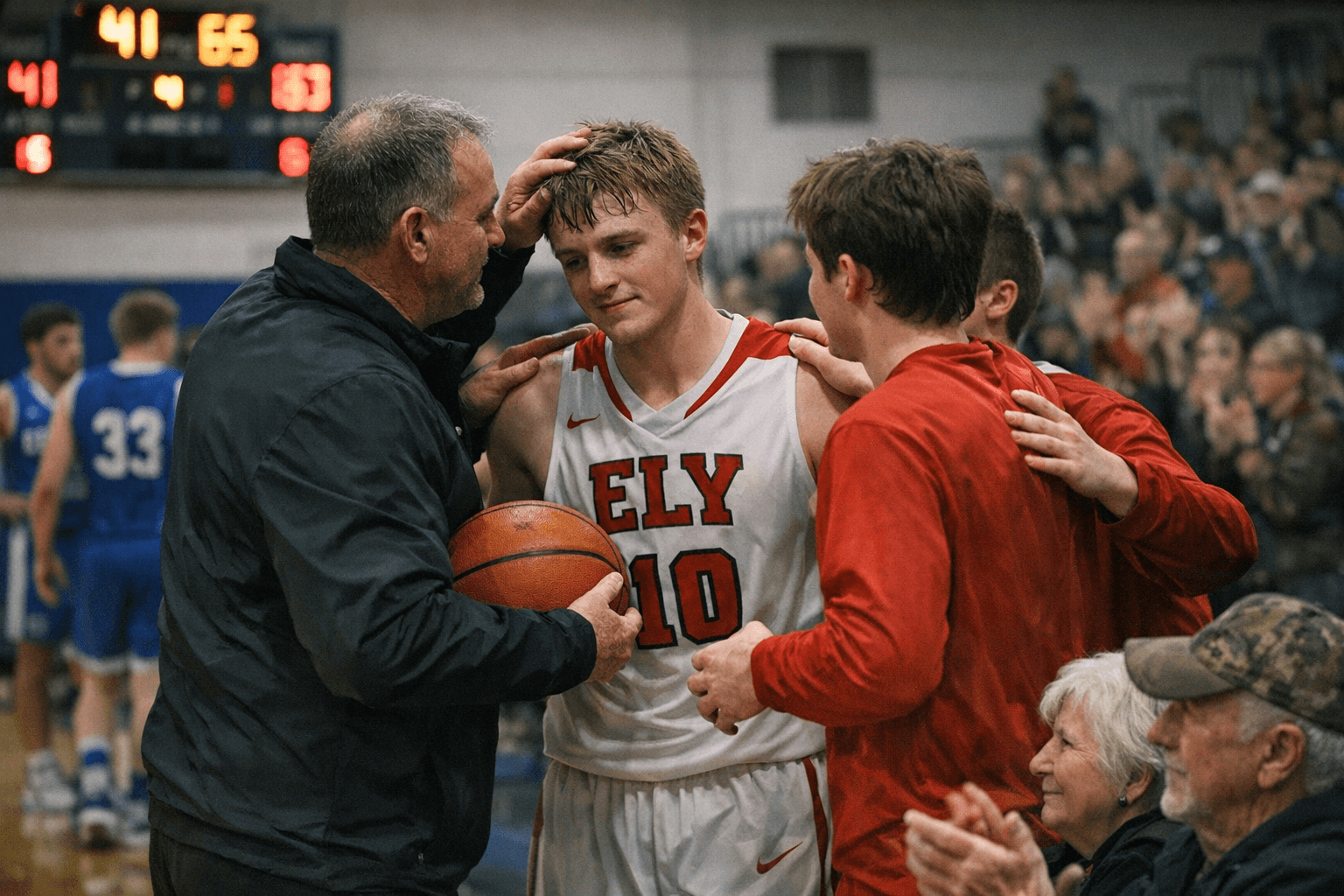 Drew Johnson Scores 1,000th Point as Ely Falls at Deer River