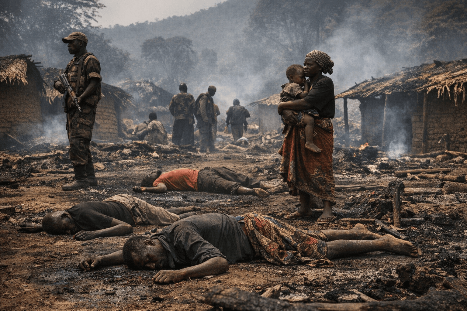 Islamic State-linked rebels kill at least 20 in Congo village