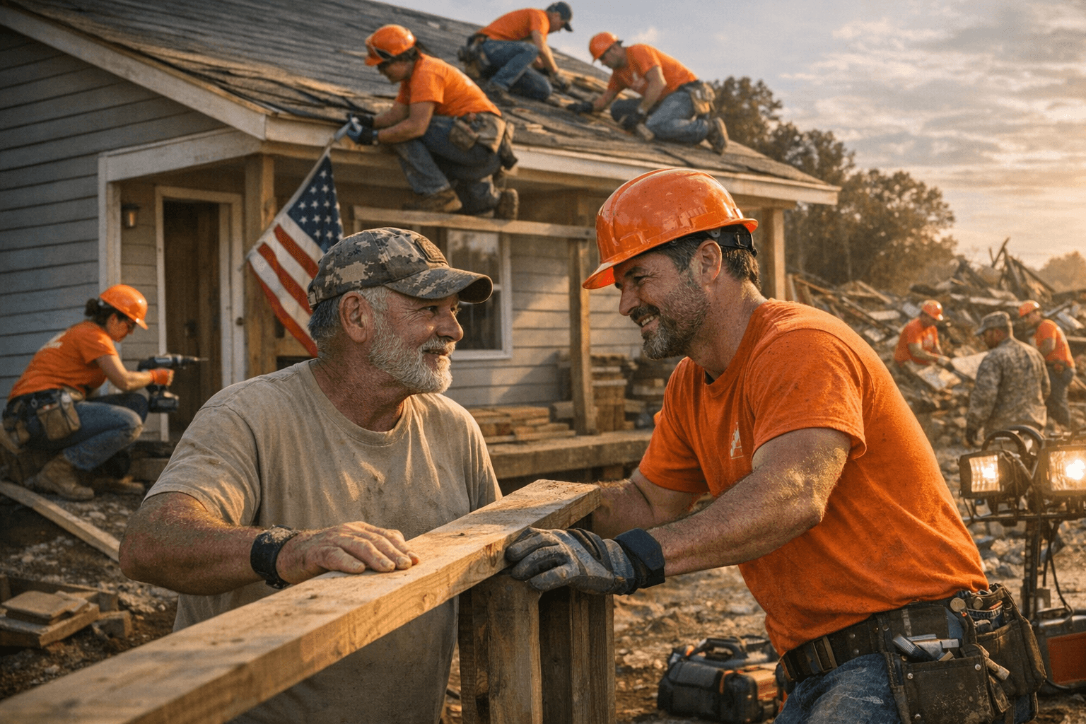 Team Depot and Home Depot Foundation fund veteran housing, disaster response, training