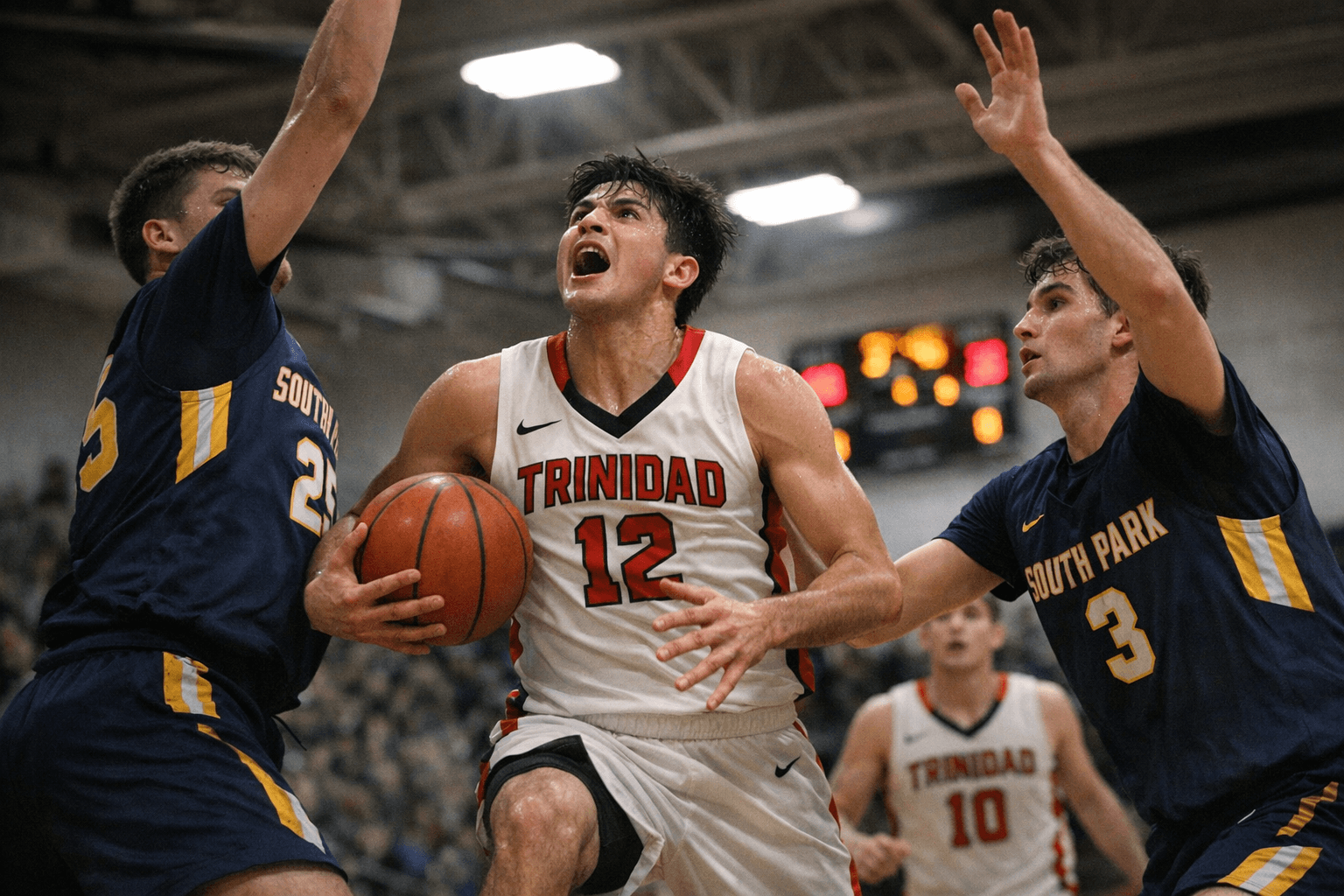 Trinidad routs South Park 66-30, defense fuels season-high output