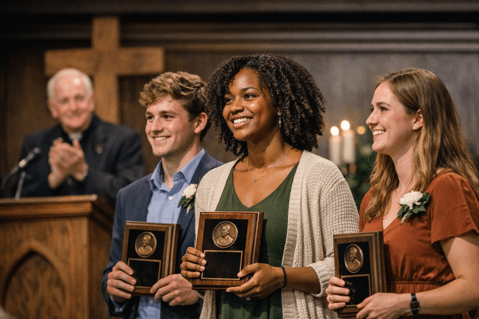 Carroll College seniors, including Sapphire Carter, receive Hunthausen citizenship award