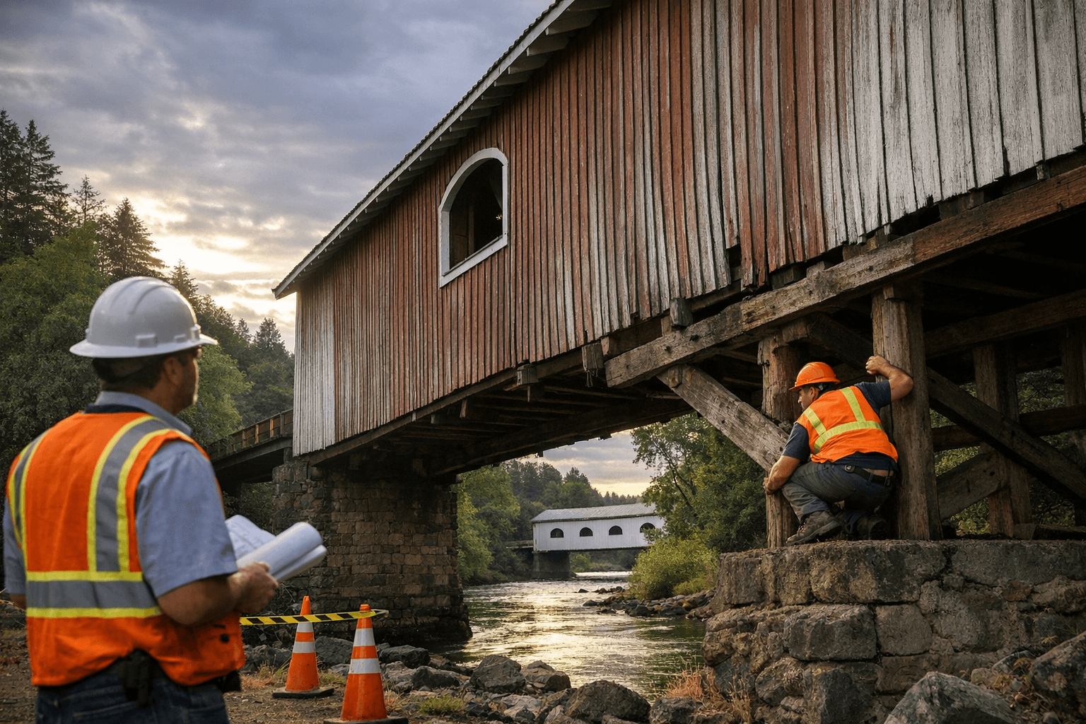 Lane County approves $500,000 from hotel taxes to stabilize Currin, Stewart bridges