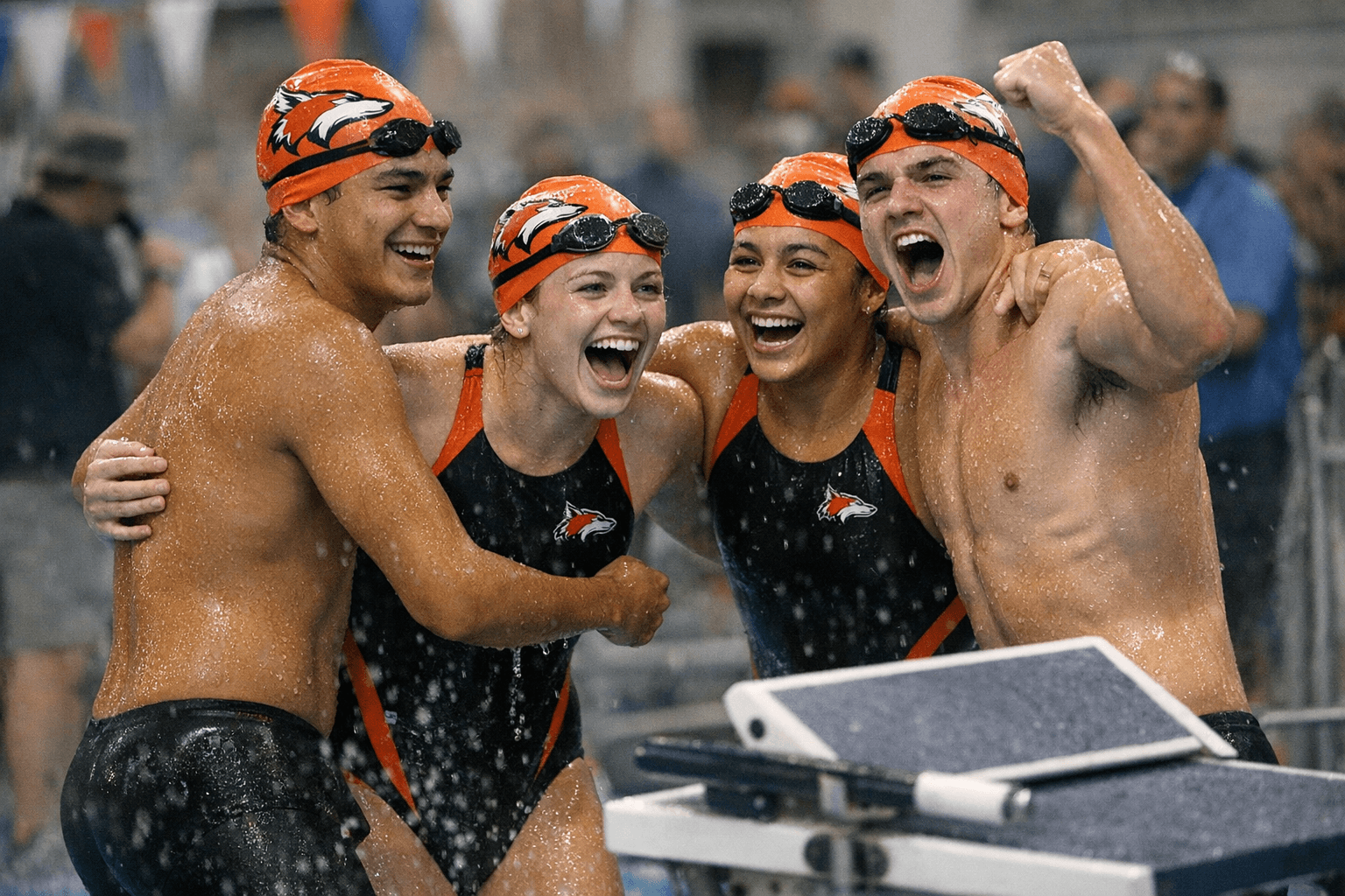 Alice High Coyotes Strong at Region VIII Swim Meet; Relay Advances to State