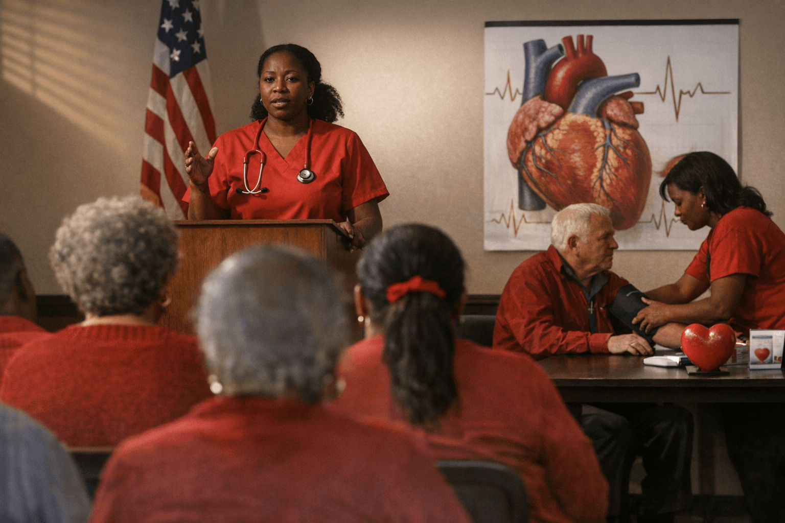 Bamberg County Marks American Heart Month, Urges Residents to Go Red