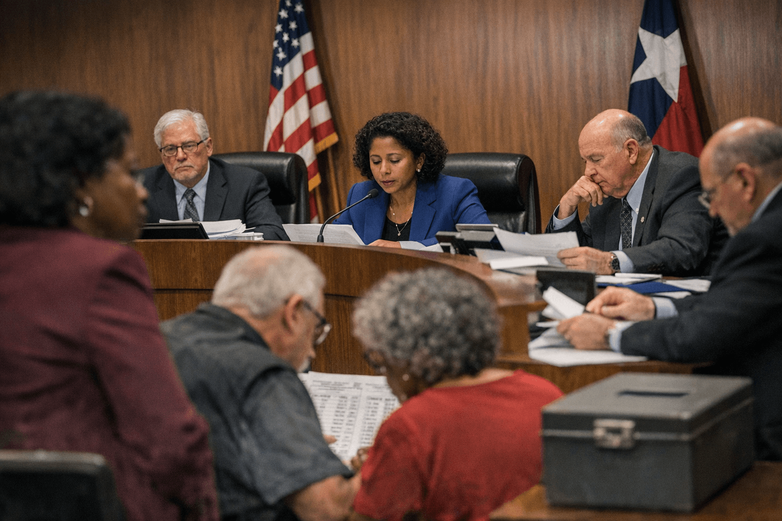 Harris County Commissioners Court Holds Special Meeting to Canvass CD-18 Runoff