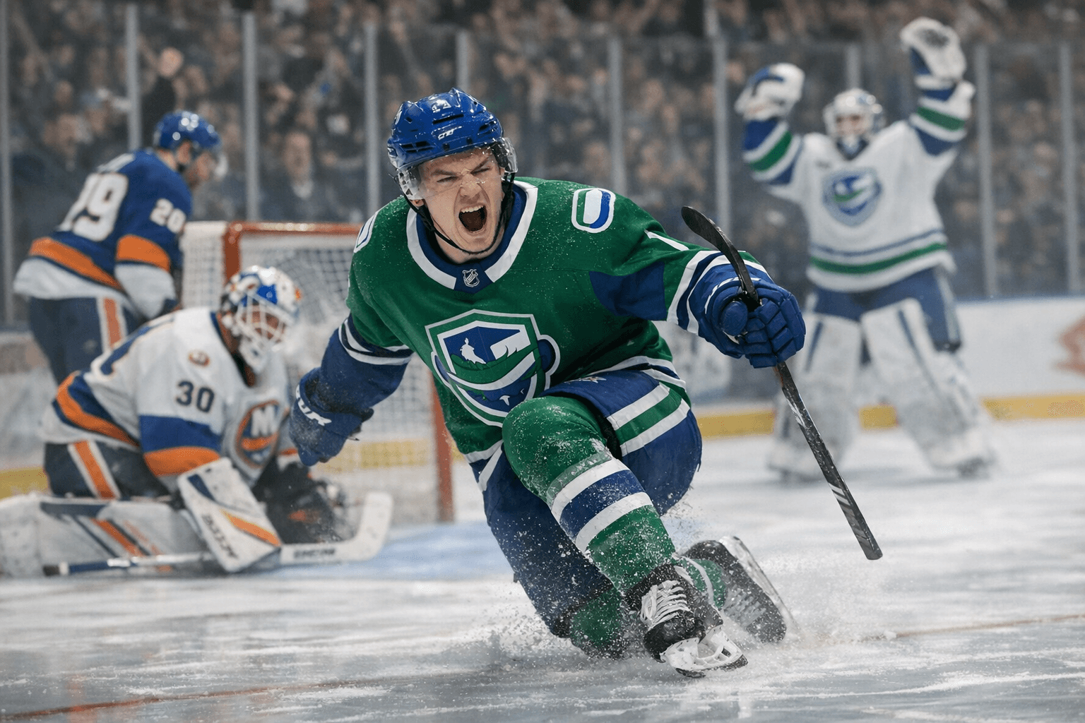 Vilén's Shootout Goal Lifts Utica Past Bridgeport 2-1