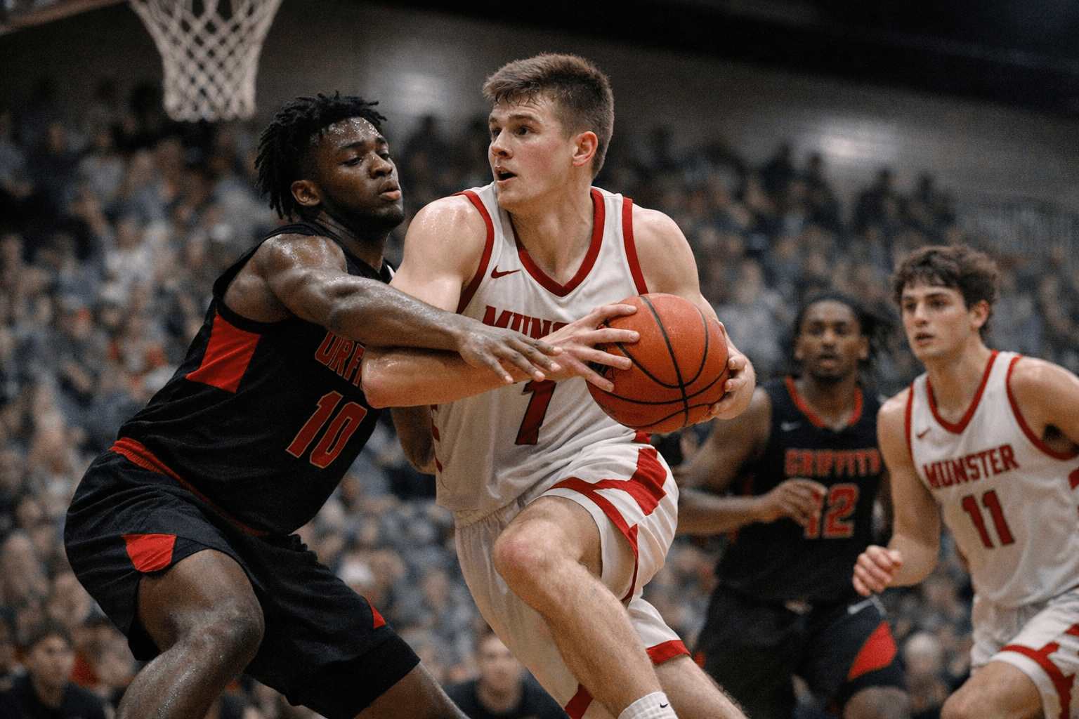 Munster's Balanced Attack Powers Season-High 78-63 Win Over Griffith