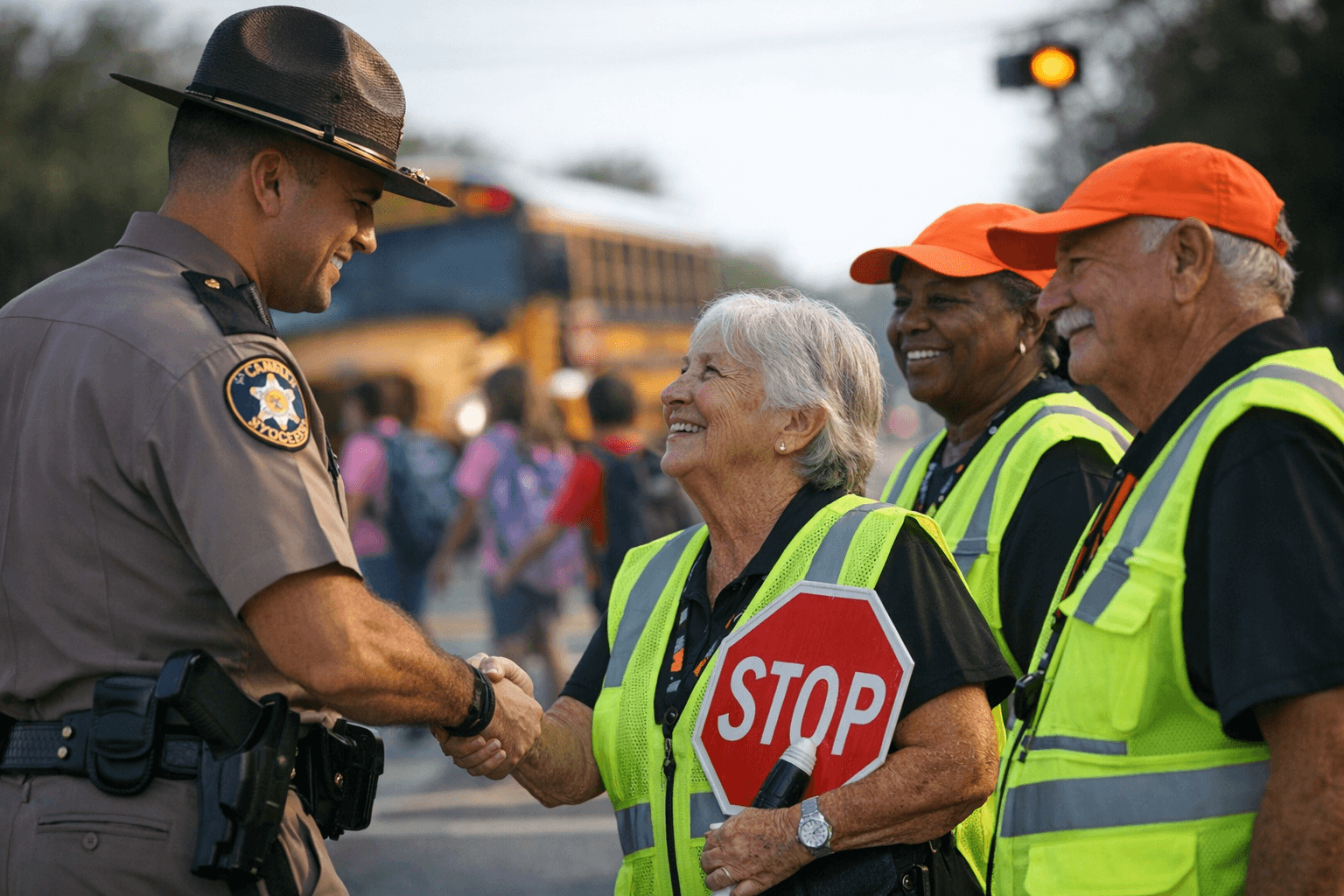 Trooper Steve Honors Seminole County School Crossing Guards for Appreciation Day