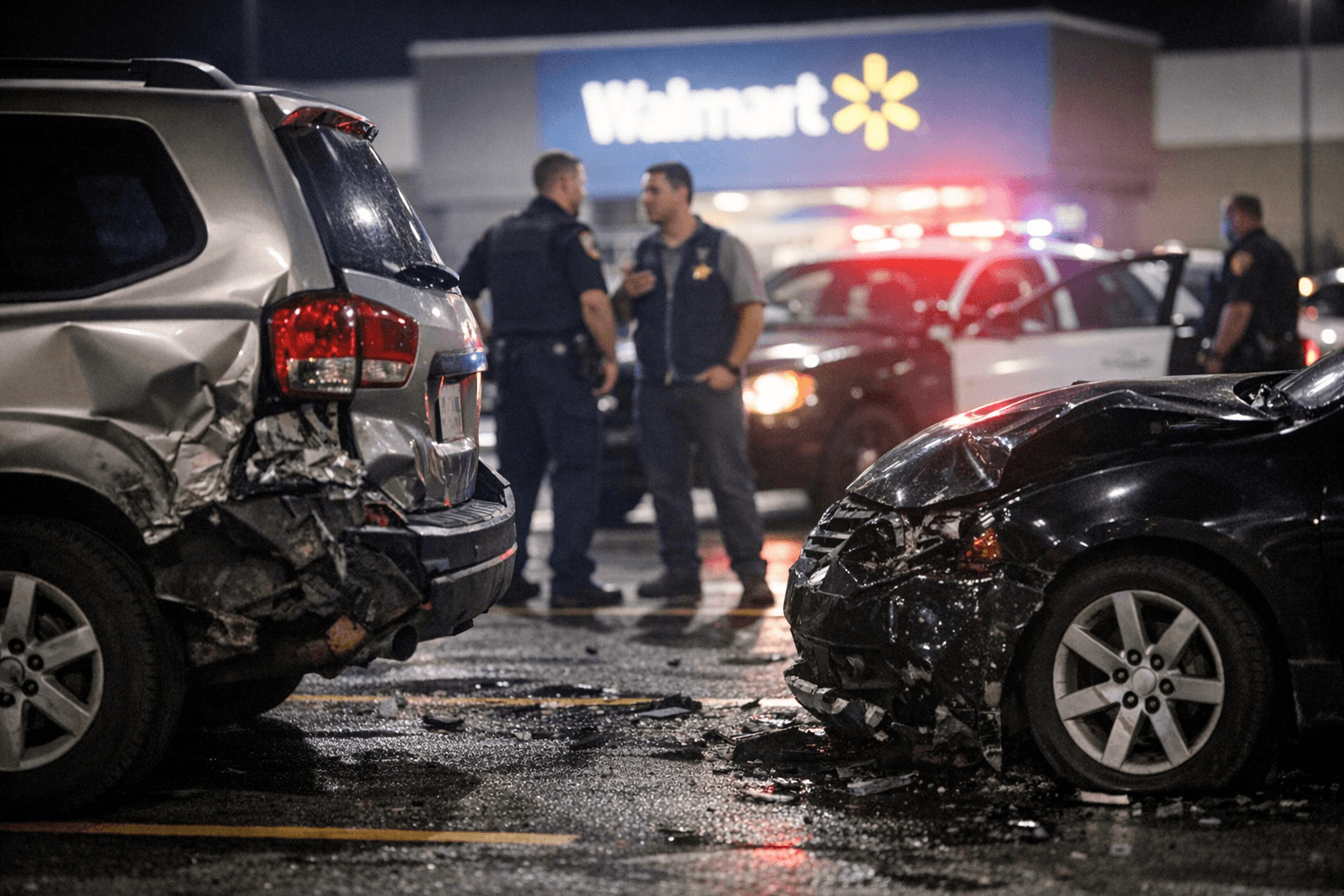 Police Logs Detail Multiple Walmart Incidents Including Vehicle Collision, Employee Reports