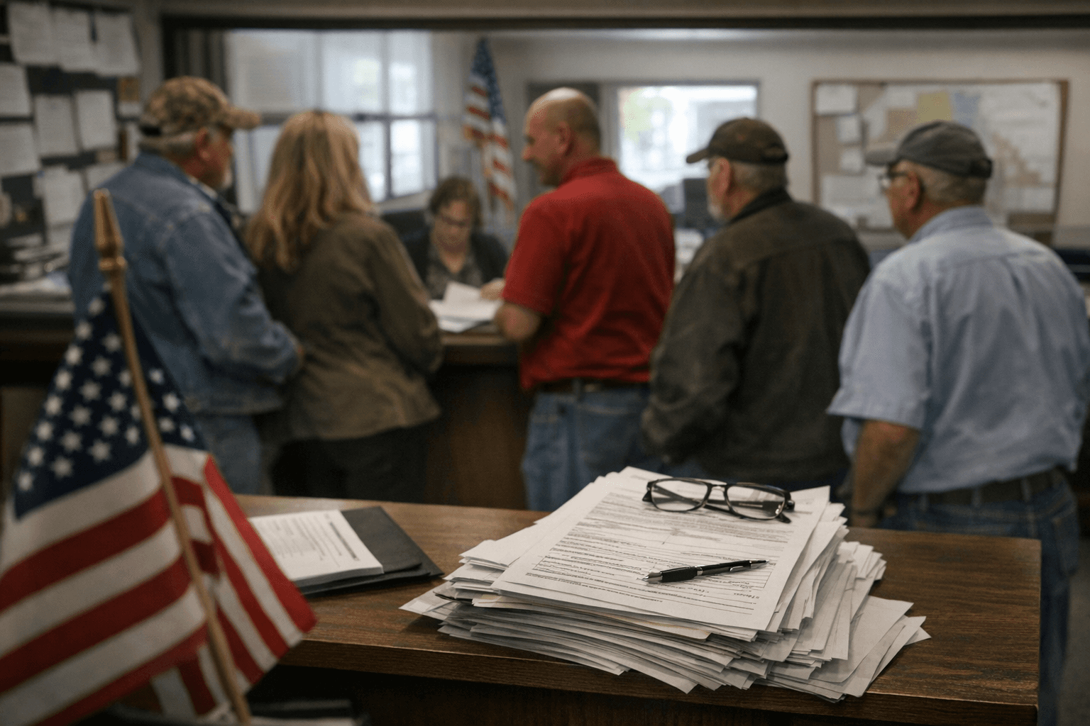 Five candidates file to replace Vinton County Commissioner Tim Eberts