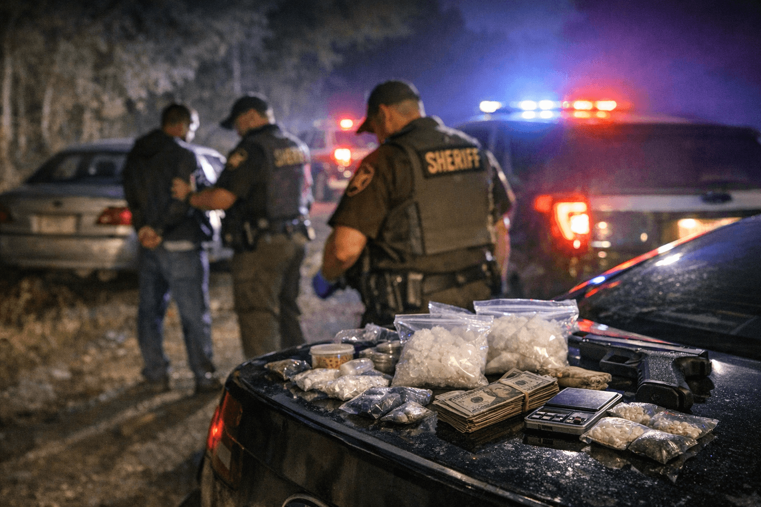 Vinton County deputies' attempted traffic stop leads to narcotics seizure