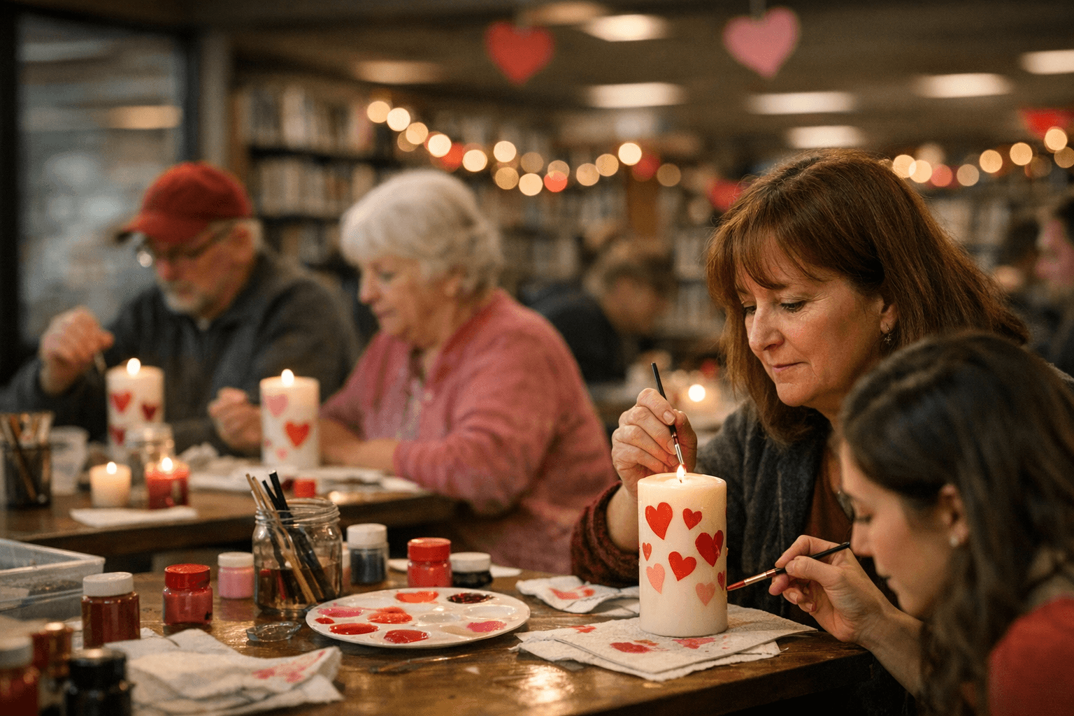 Perry County Public Library Tell City Branch Hosts Valentine’s Candle Painting Feb. 11
