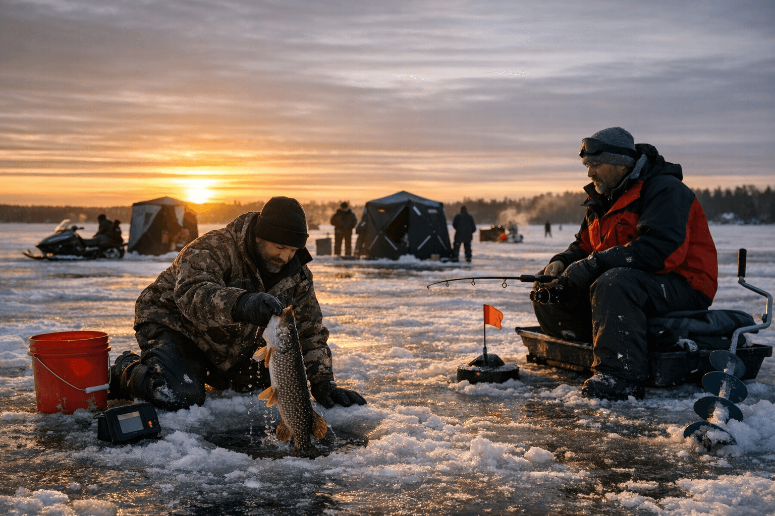 12th Annual Fife Lake Ice Fishing Derby on Feb. 14 Offers $1,000