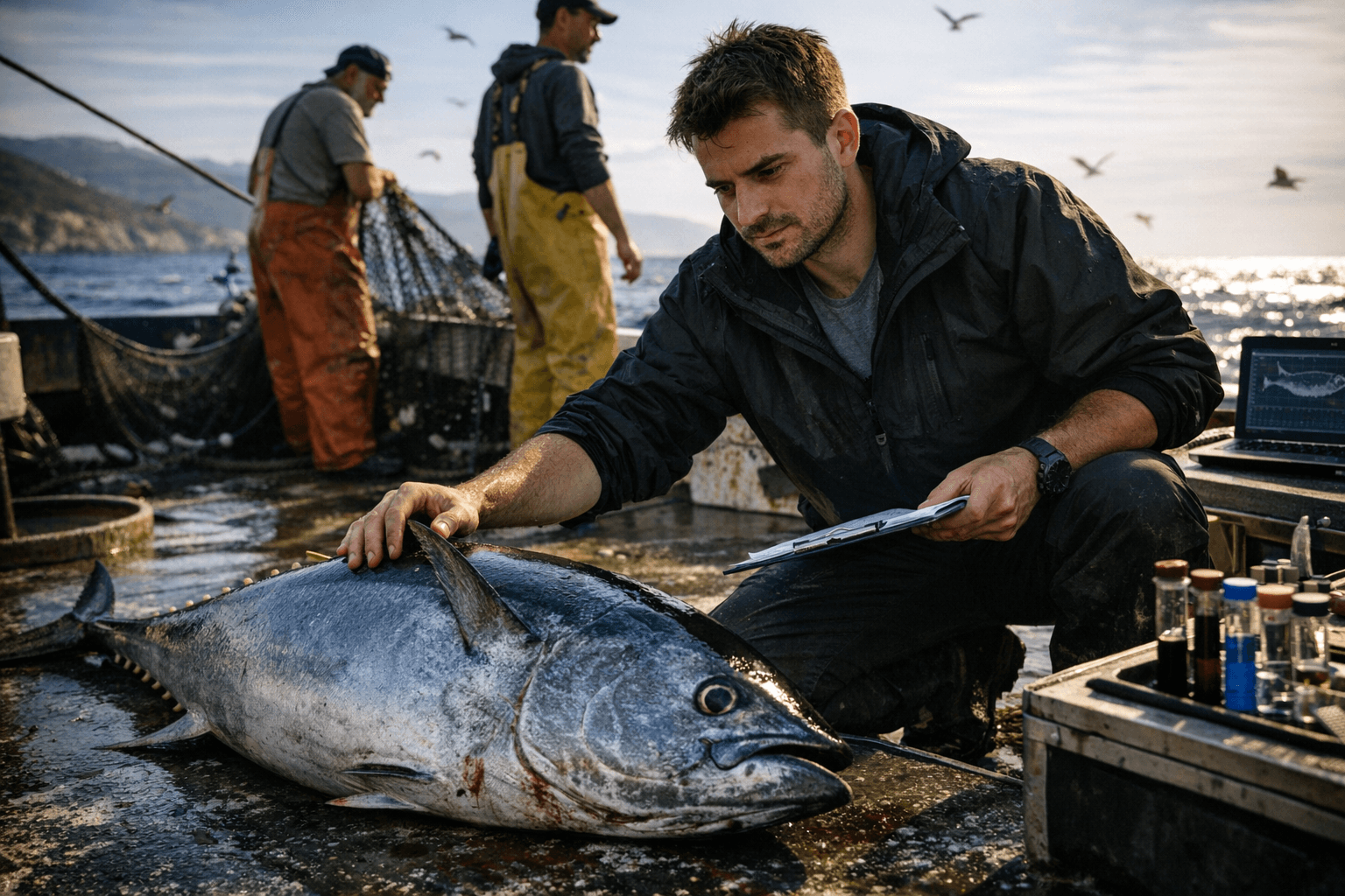Research Assistant, Doctoral Student Luka Žuvić Connects Communities to Bluefin Tuna Research