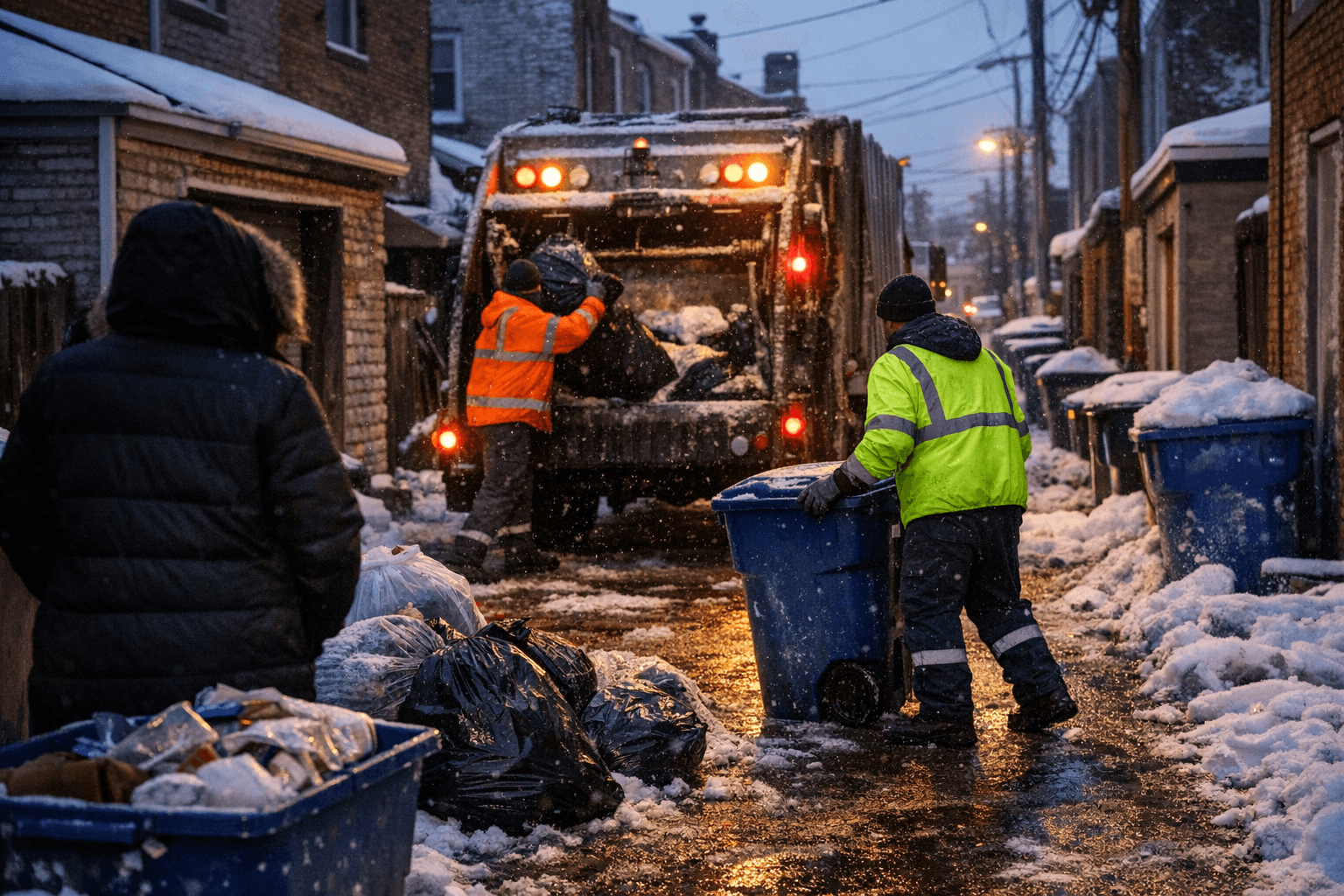 Baltimore DPW Restores Alley Trash and Recycling Collection After Winter Storm