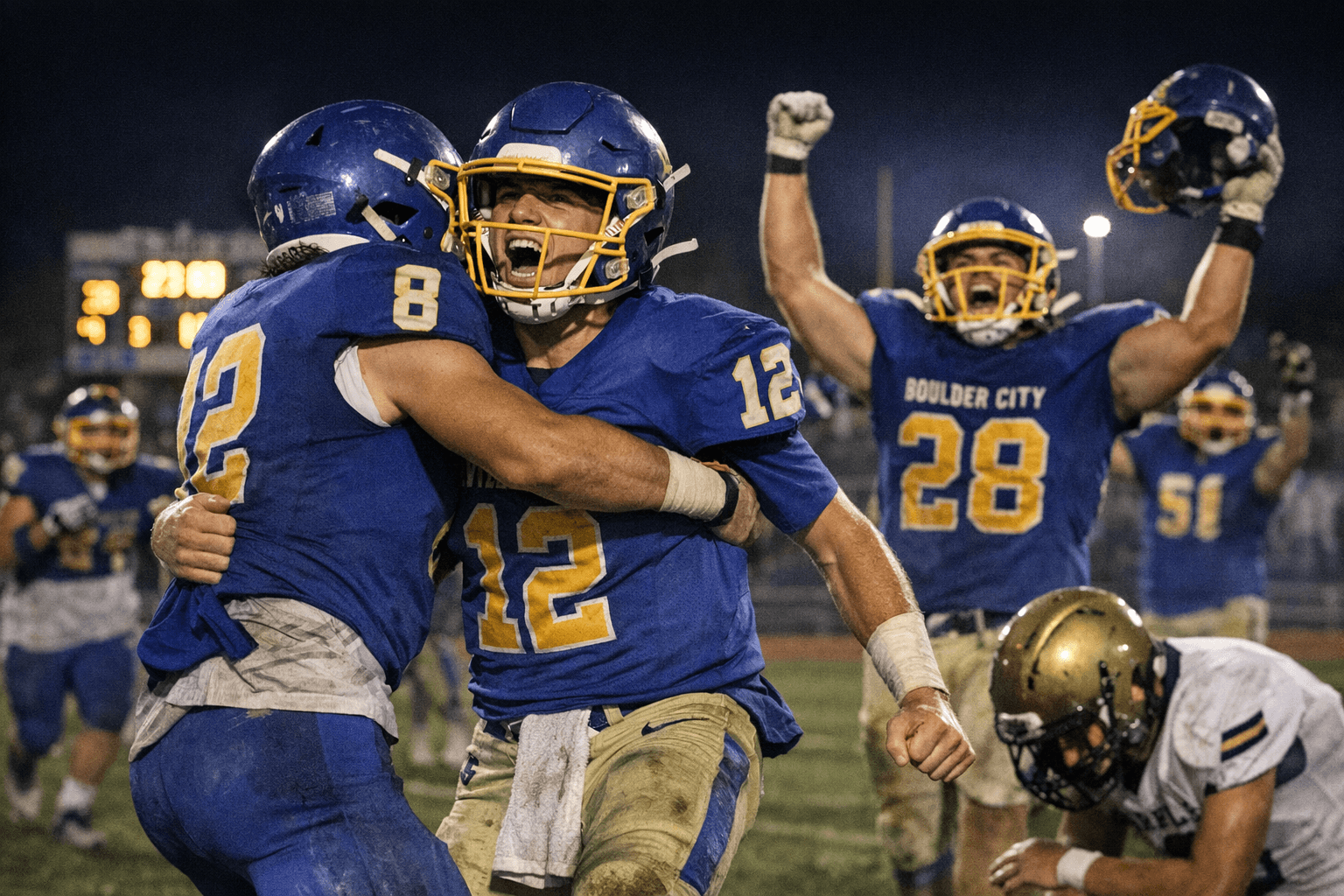 Late Rally Lifts No. 3 Boulder City 39-36 on Senior Night