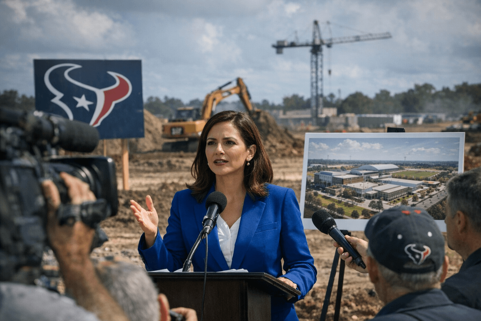 Harris County Commissioner Lesley Briones to unveil Texans training facility plans