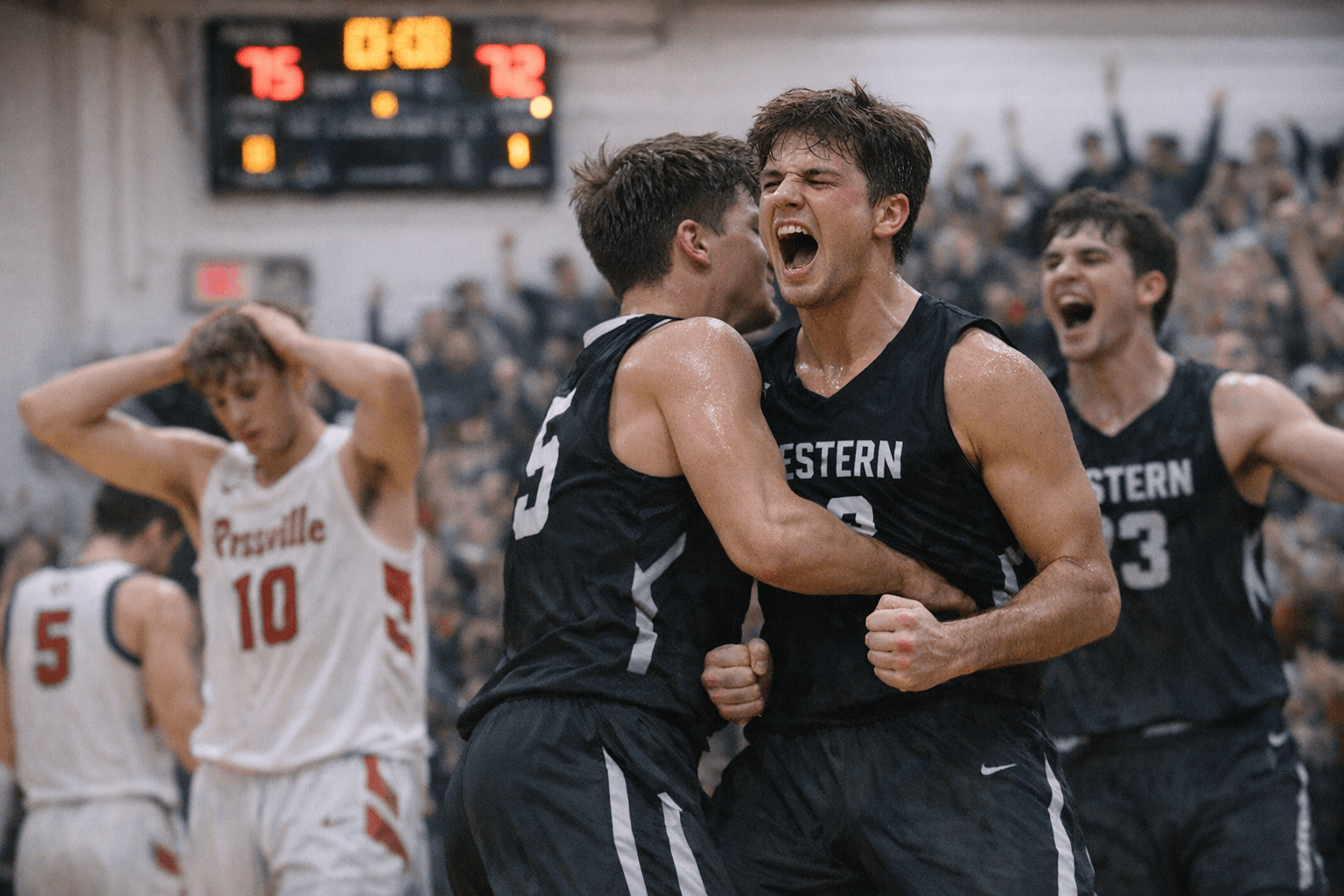 Western Russiaville Edges Rossville 75-72, Ends Four-Game Home Skid