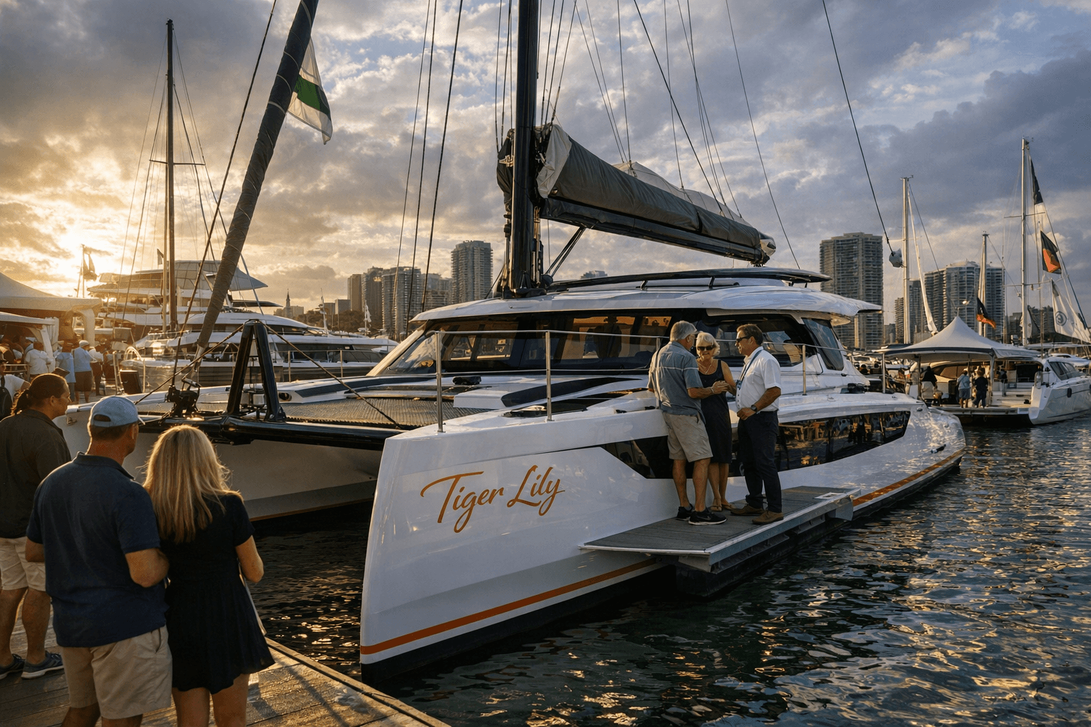 Balance 502 Tiger Lily Makes First Public Showing at Miami Boat Show