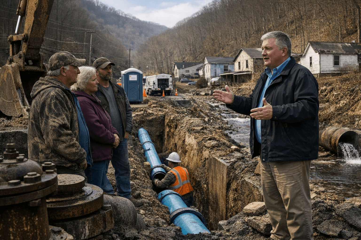Governor Morrisey Announces Water, Sewer Funding for McDowell County