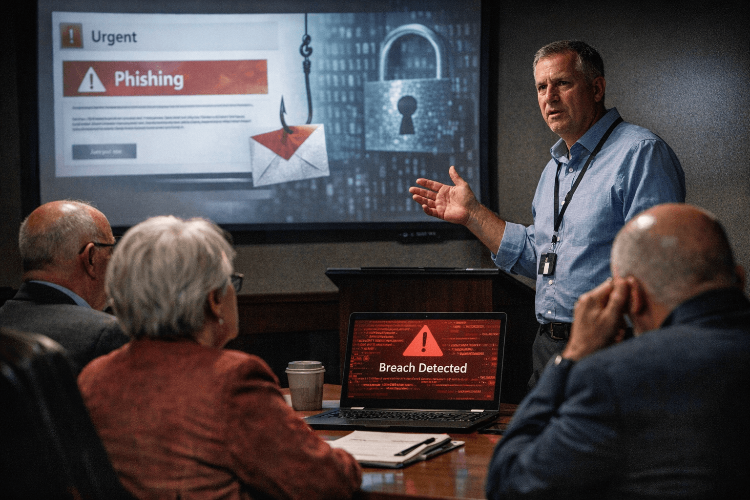 IT Director Warns Commissioners Cybersecurity Gaps Exposed by Phishing Test