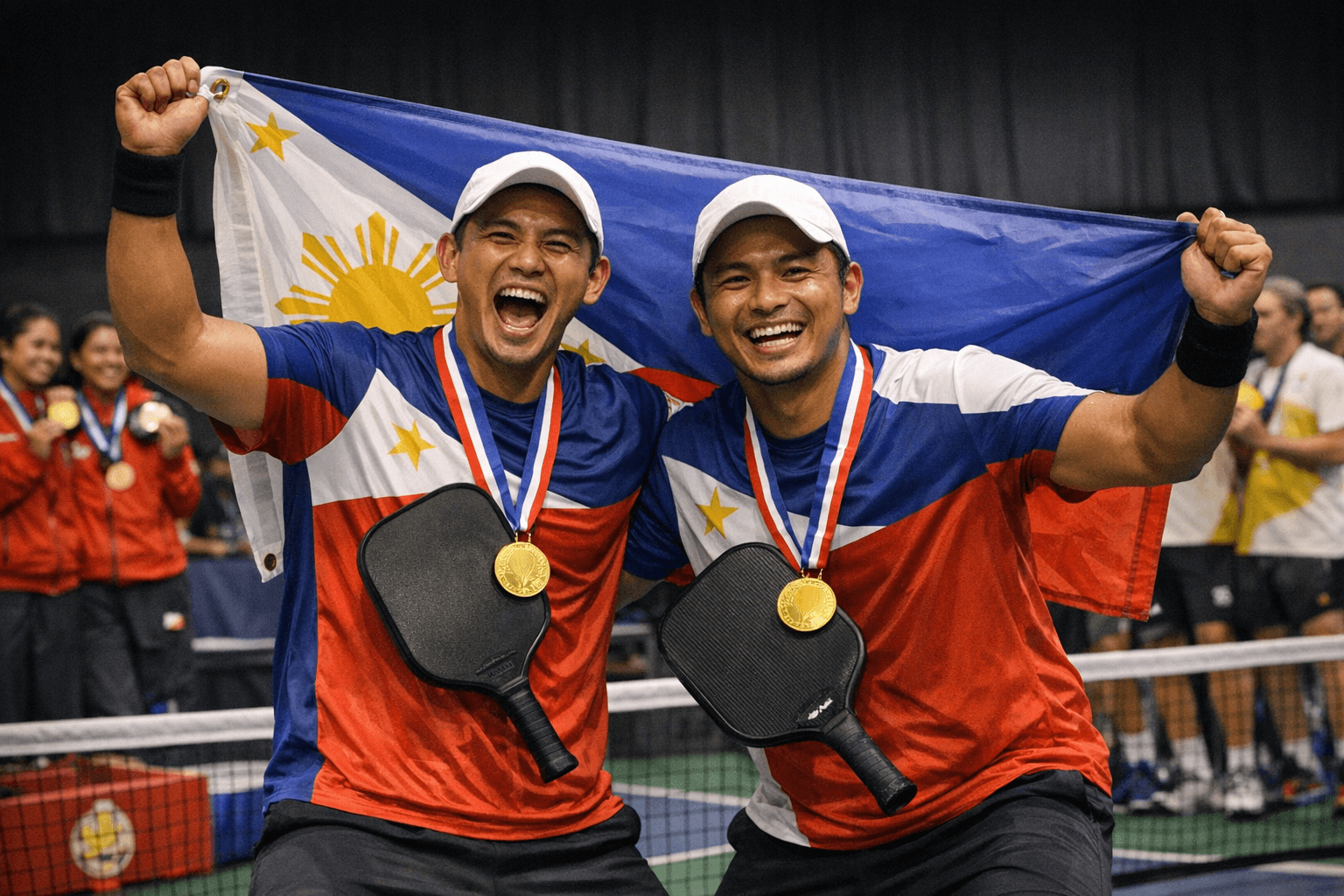 Philippines Wins Six Medals at Pickleball World Cup, Men's Doubles Gold