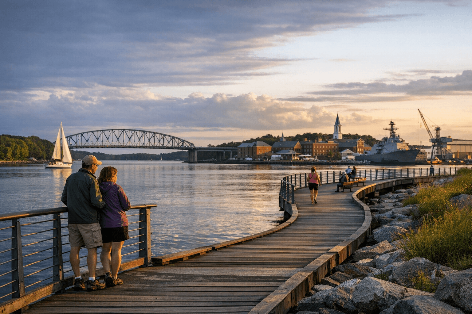 Reid, Popham and Bath Waterfront Riverwalk Highlight Sagadahoc County Outdoor Offerings