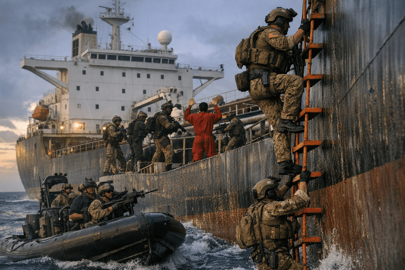 U.S. forces board Iranian-linked tanker Veronica III after long chase