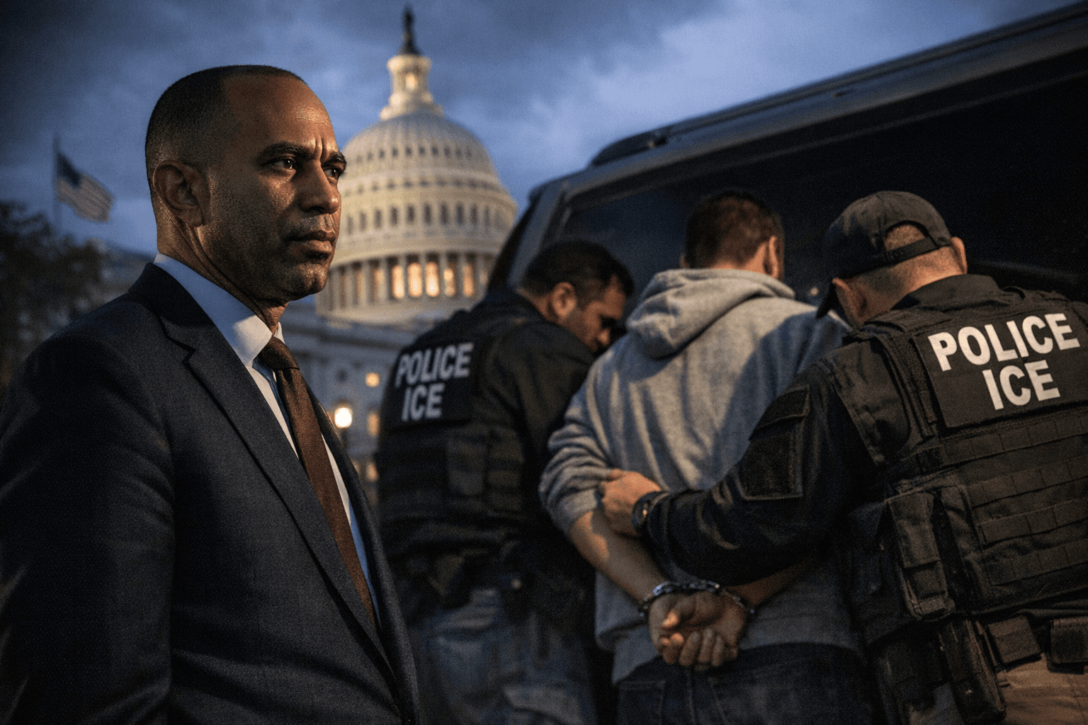 Jeffries demands transformational DHS reforms tied to funding fight