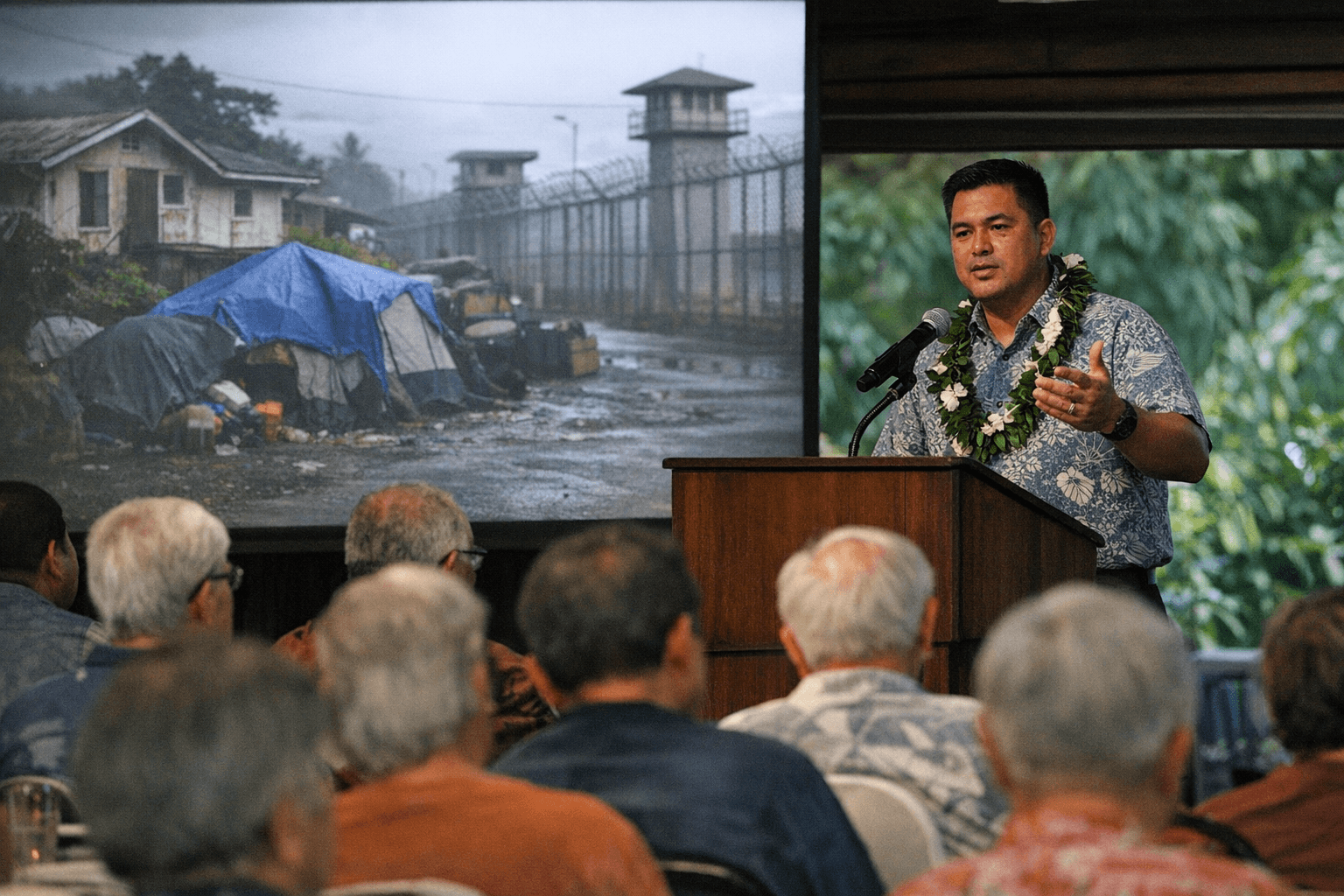 Mayor Alameda addresses housing crisis at Japanese Chamber meeting in Hilo
