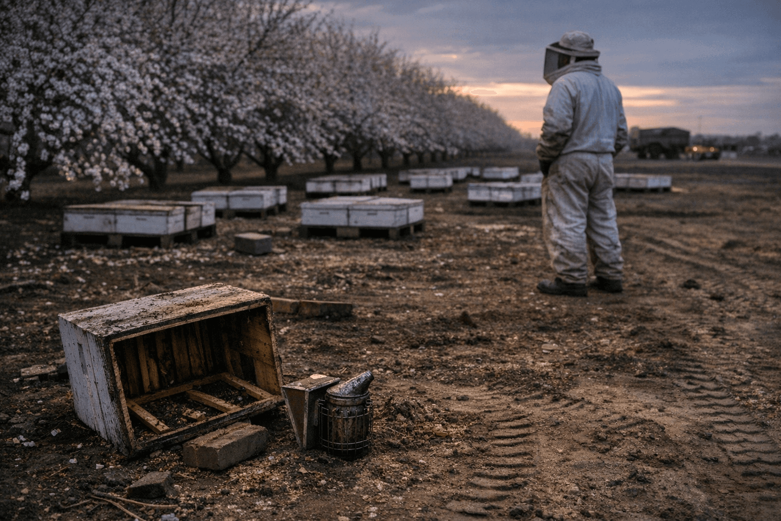 Multiple Beehive Thefts, Including Nearly 200 Hives, Threaten Fresno Almond Pollination
