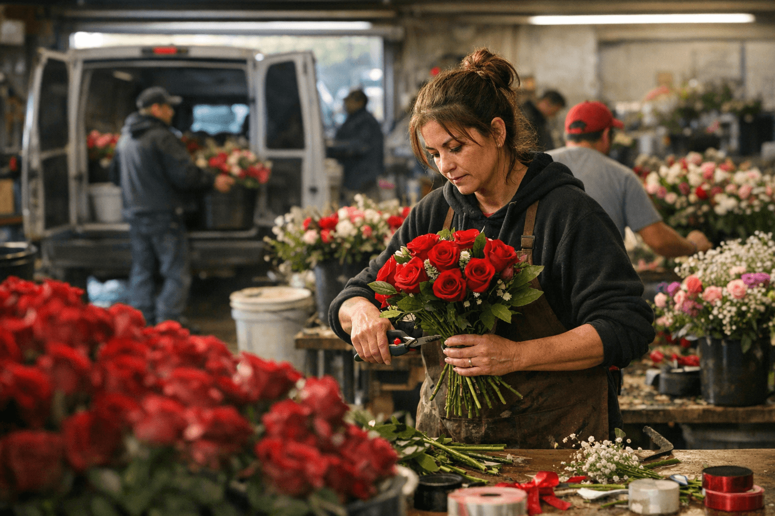 North Valley florists ramp up production, staffing ahead of Valentine's Day