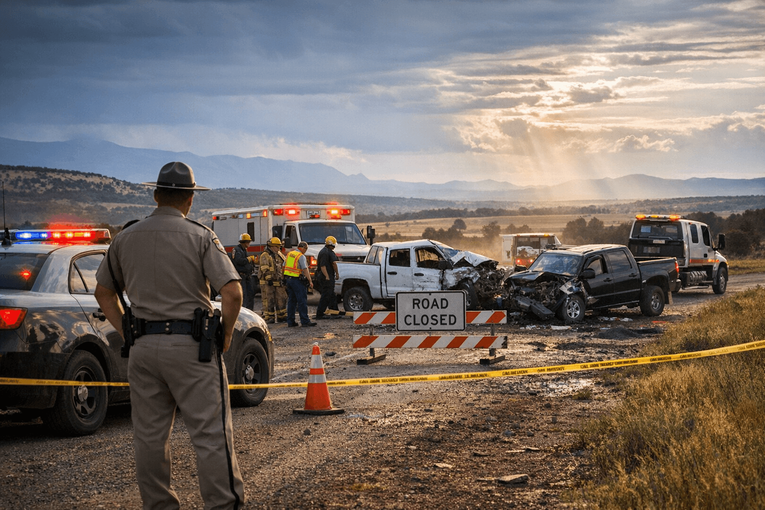 Crash Closes Dolores County Road 6 at Road N, Delays Expected