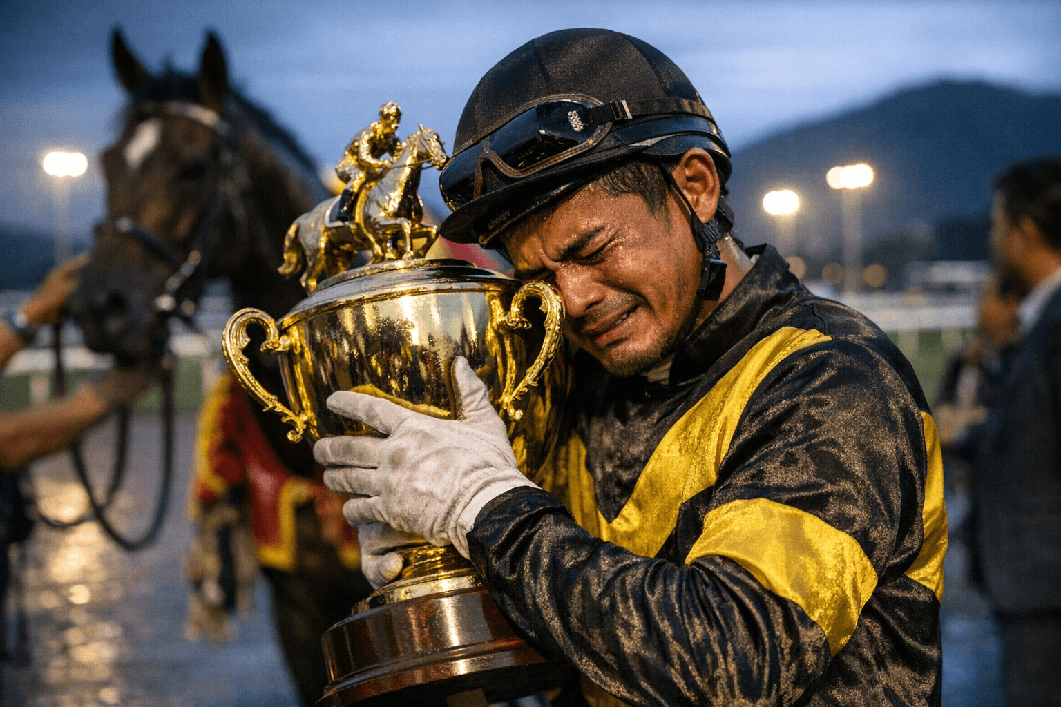 A Gentleman Earns Emotional Second Selangor Win and Trophy, Jockey Overcome