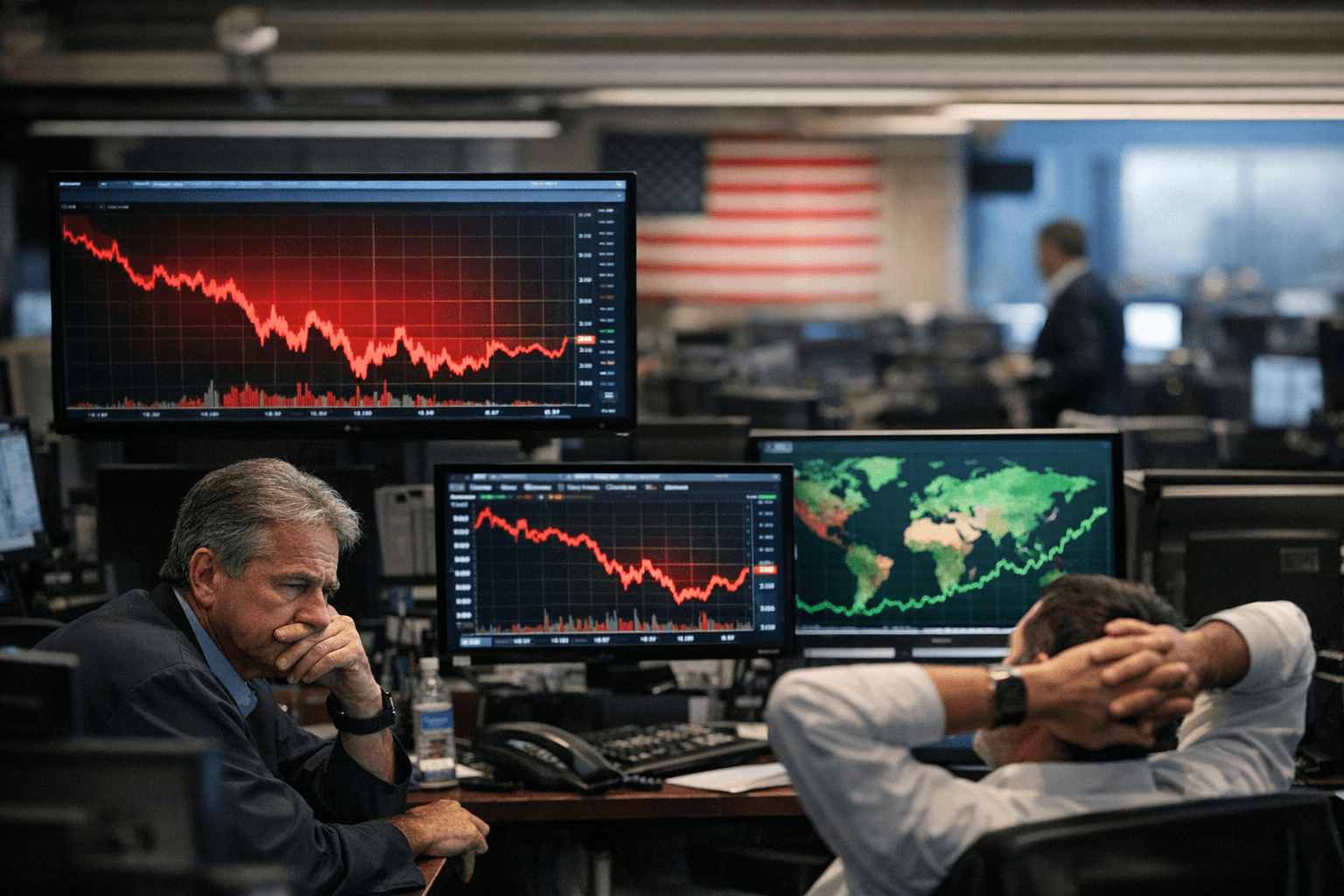 Markets steady after AI‑driven rout as thin holiday trading soothes volatility