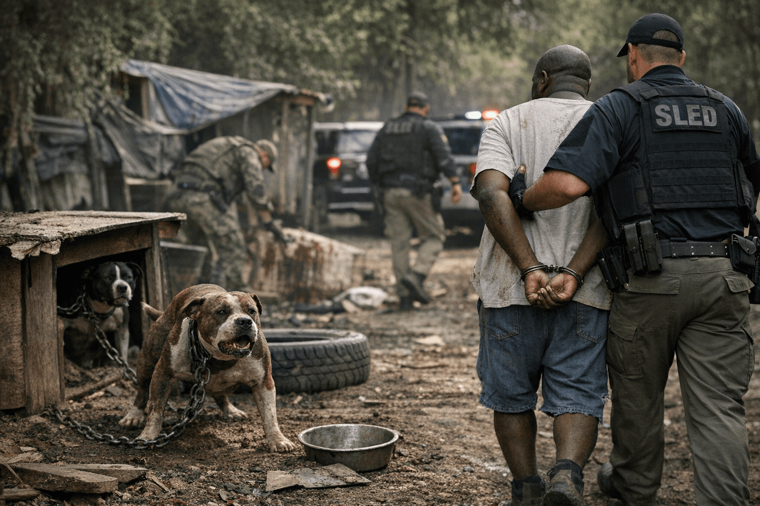 Allendale County Man Dwayne Loadholt Charged with Animal Fighting, Cruelty