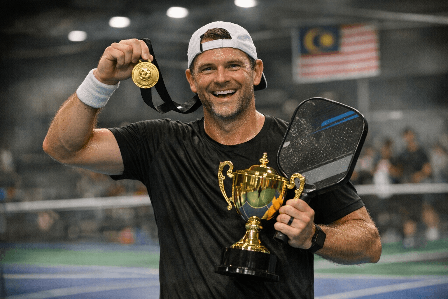 Bryan Wins Men's 35+ Singles DUPR 3.999 and Below at KL Open