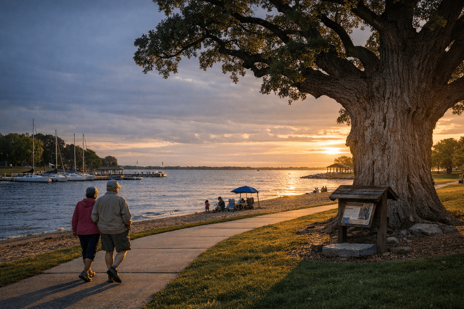 Storm Lake Lakeshore Highlights Chautauqua Park, Heritage Tree Museum and Beach