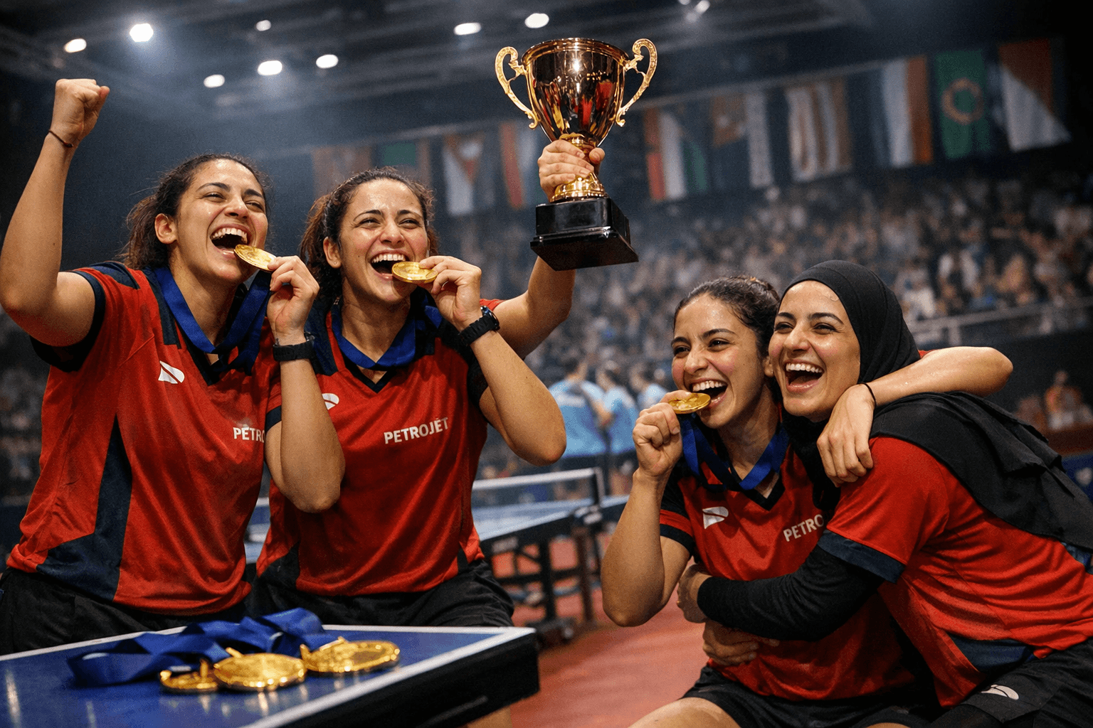 Petrojet Wins Team, Singles and Doubles Golds at AWST 2026 in Sharjah