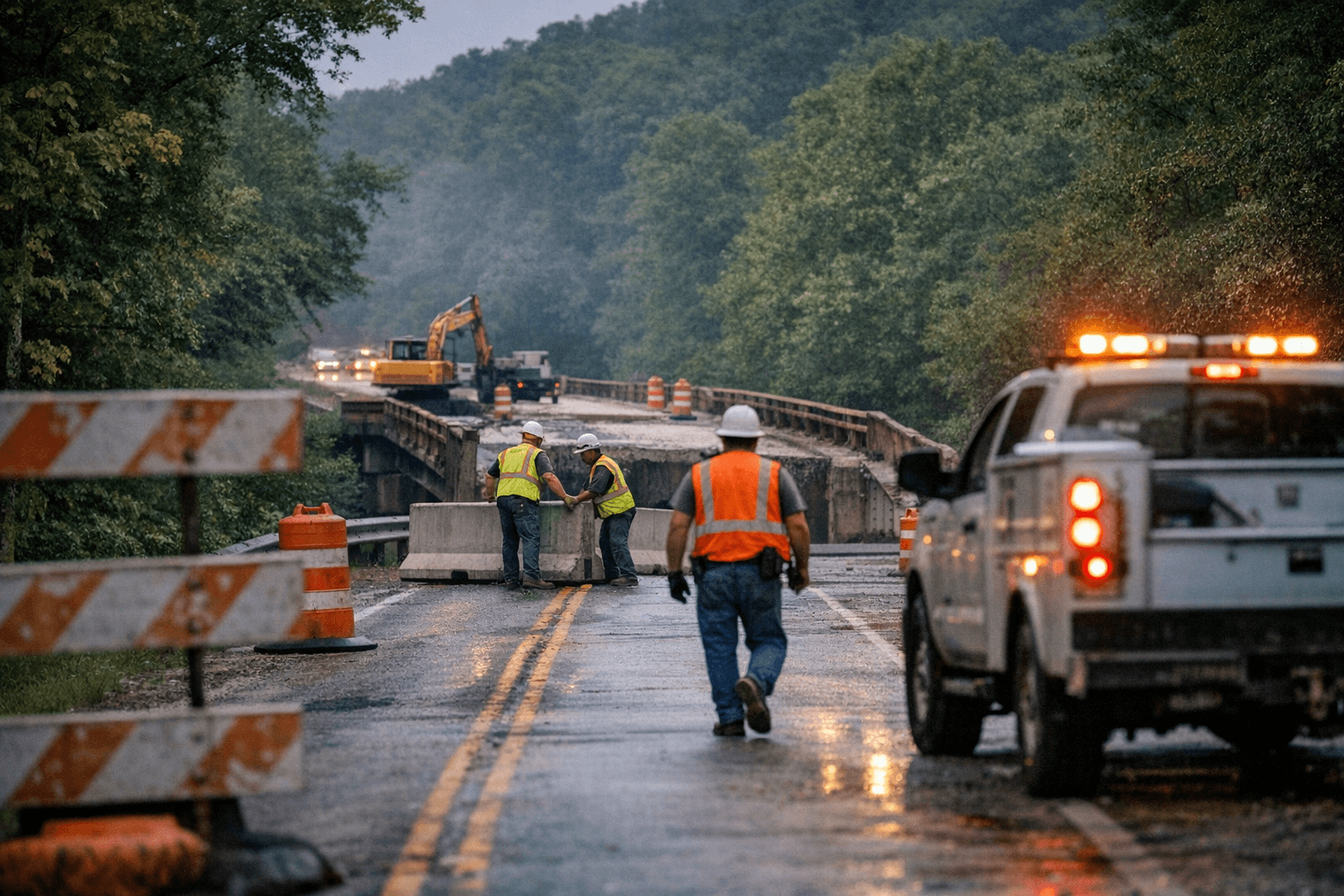 Planned closure of State Road 145 near Bristow for bridge rehabilitation