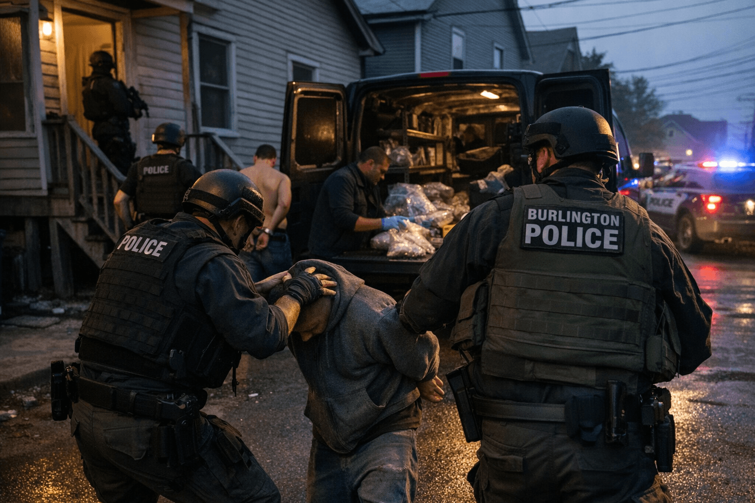 Five Arrested in 6:30 AM Drug Raid on Elmwood and North Champlain