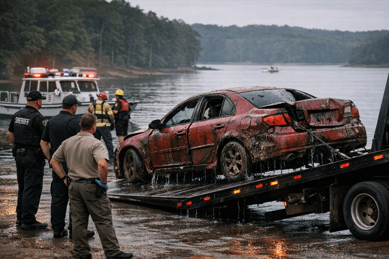 Body found in submerged car pulled from Lake Lanier near Tidwell Park