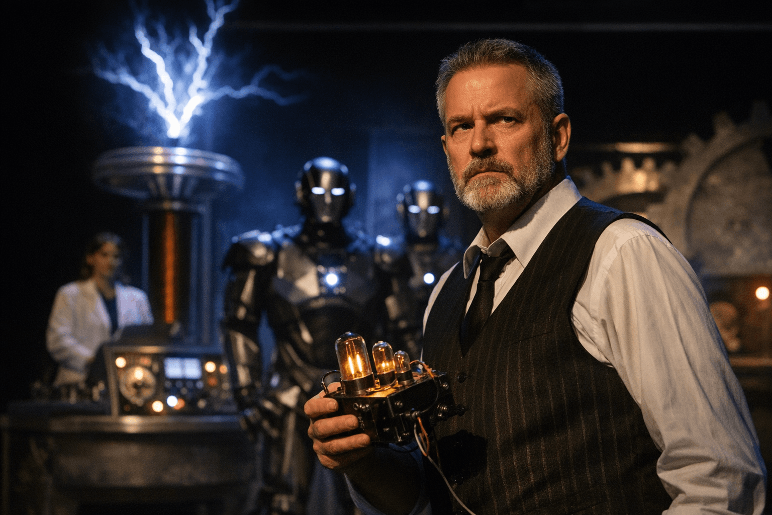 Pahrump Theatre Company Stages Capek's R.U.R., Tesla-Inspired Modern Tech Production