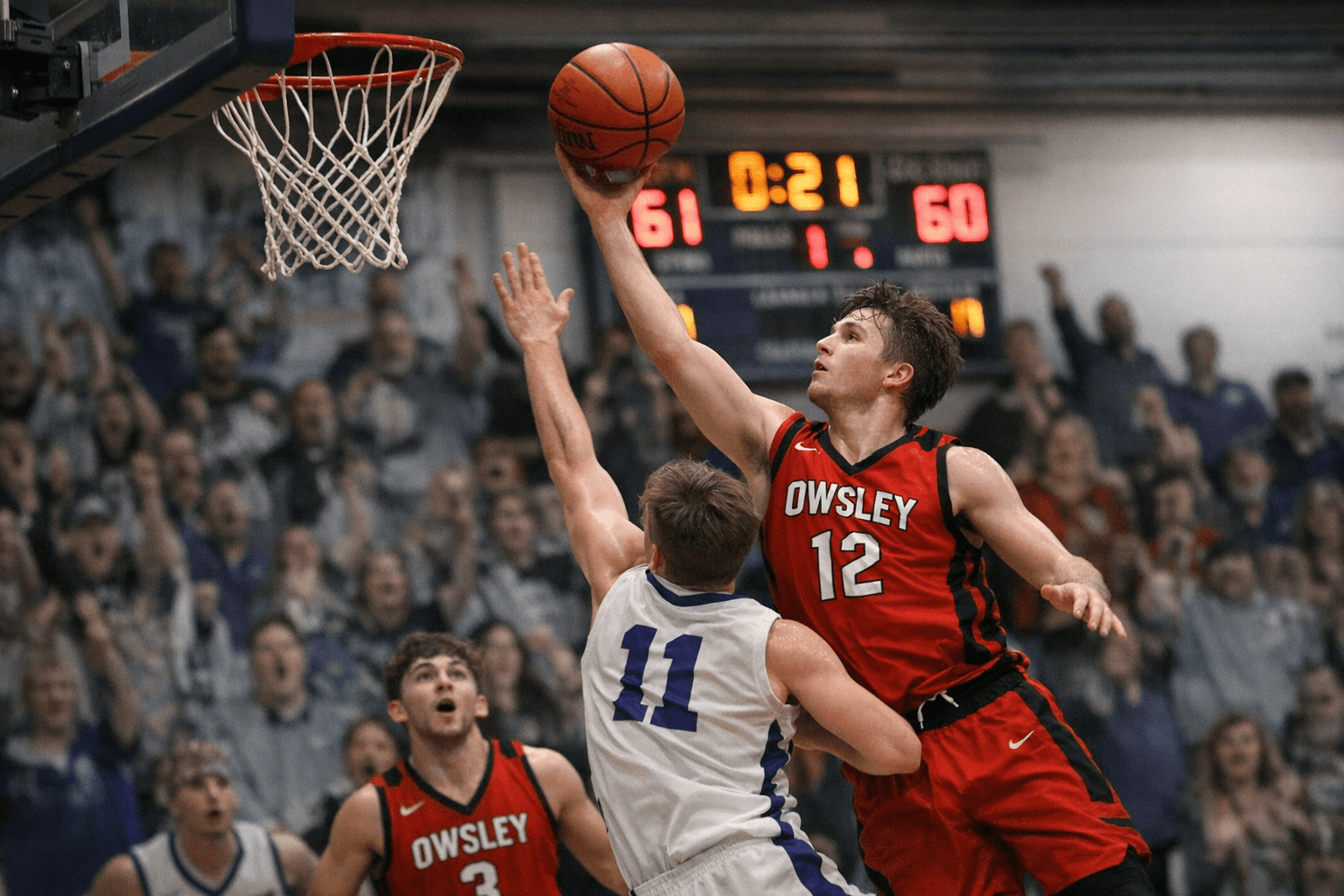 Owsley County Owls Rally Past Wolfe County 61-60, Even Record 10-10