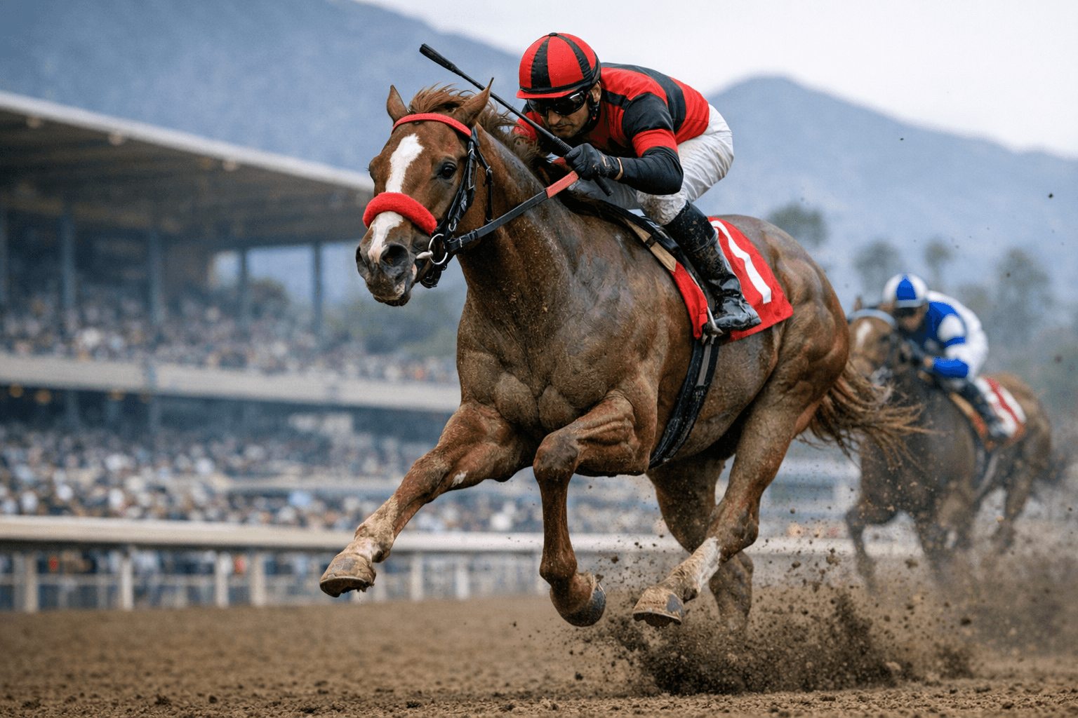 Man O Rose Rallies Under Jaramillo to Win Palos Verdes Stakes